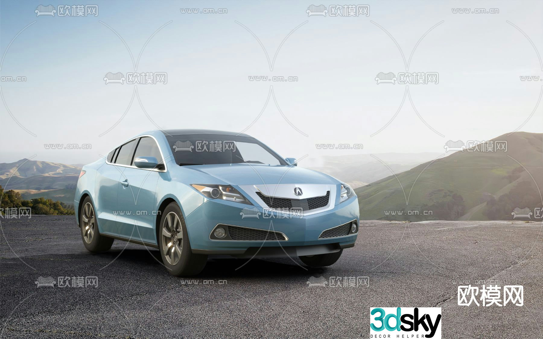 car sedan 3d model