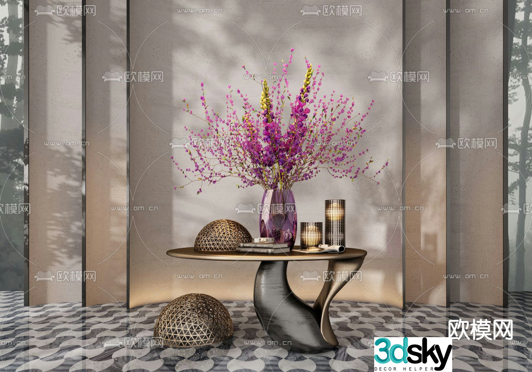 CCD Hotel end viewing platform 3D model