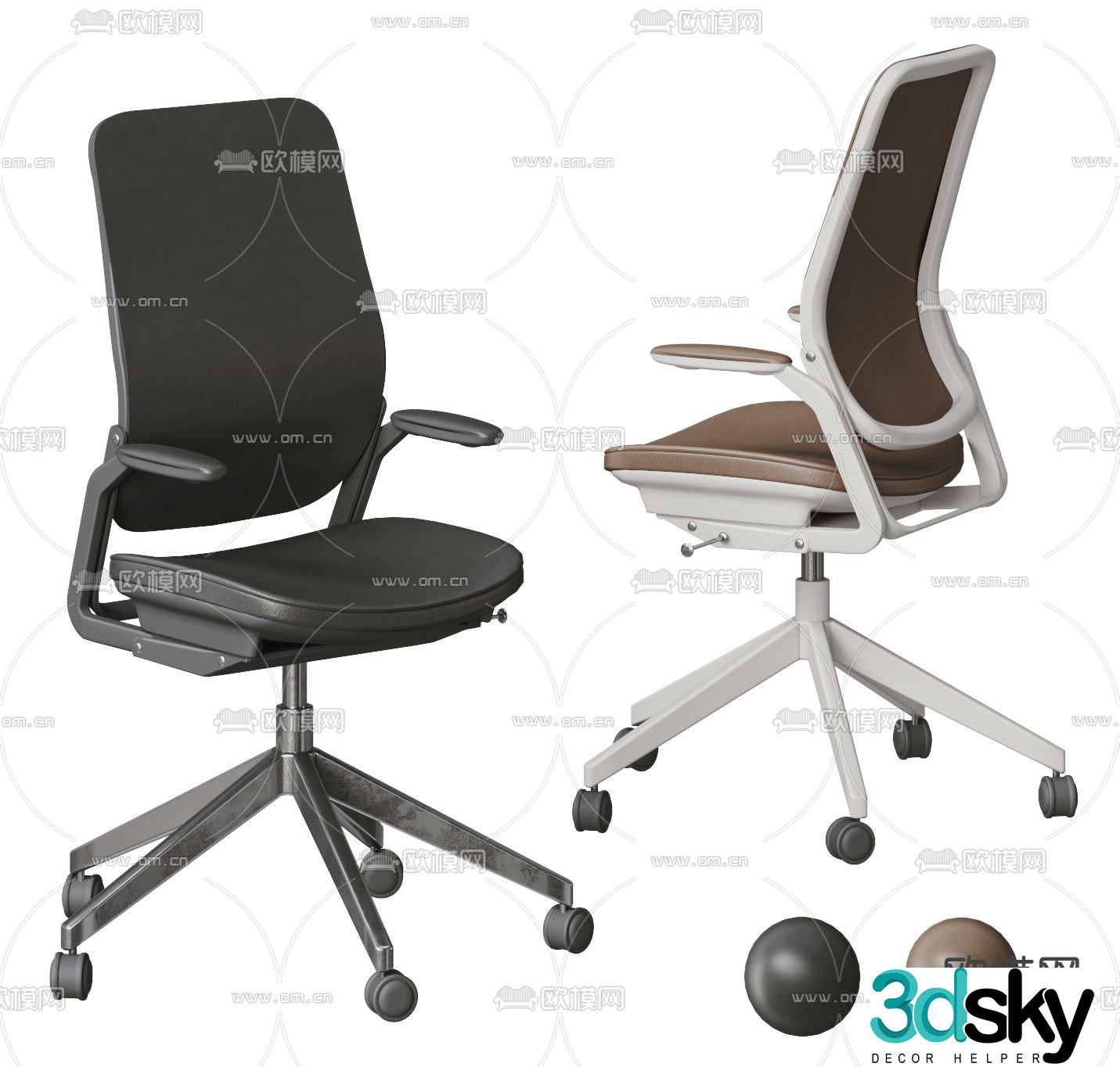 office chair chair 3d model