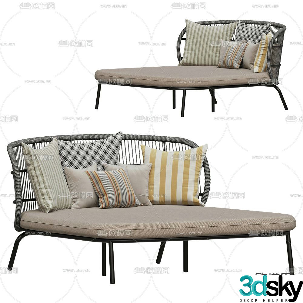 Vincent Sheppard sofa bed 3d model