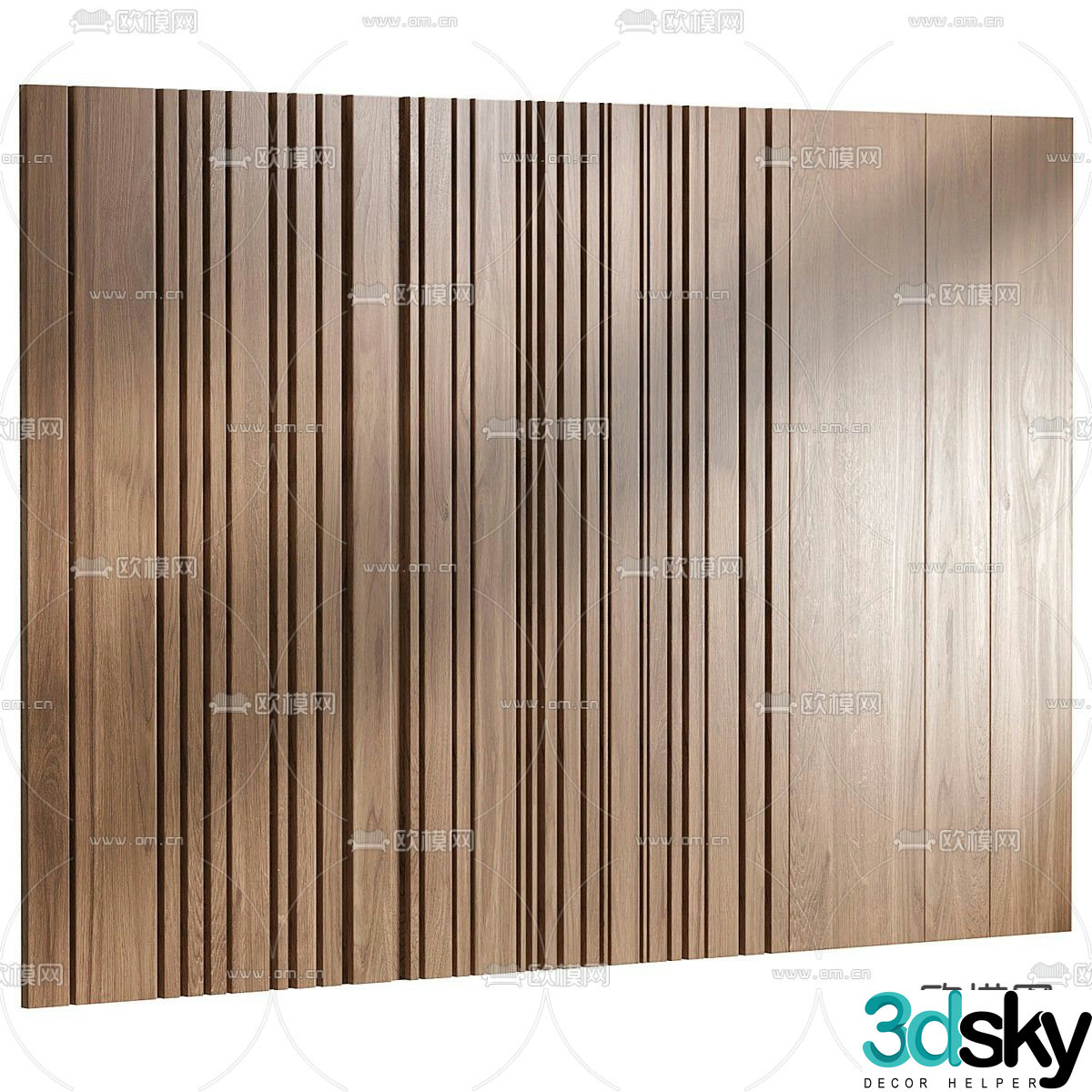 Wall panel N173d model