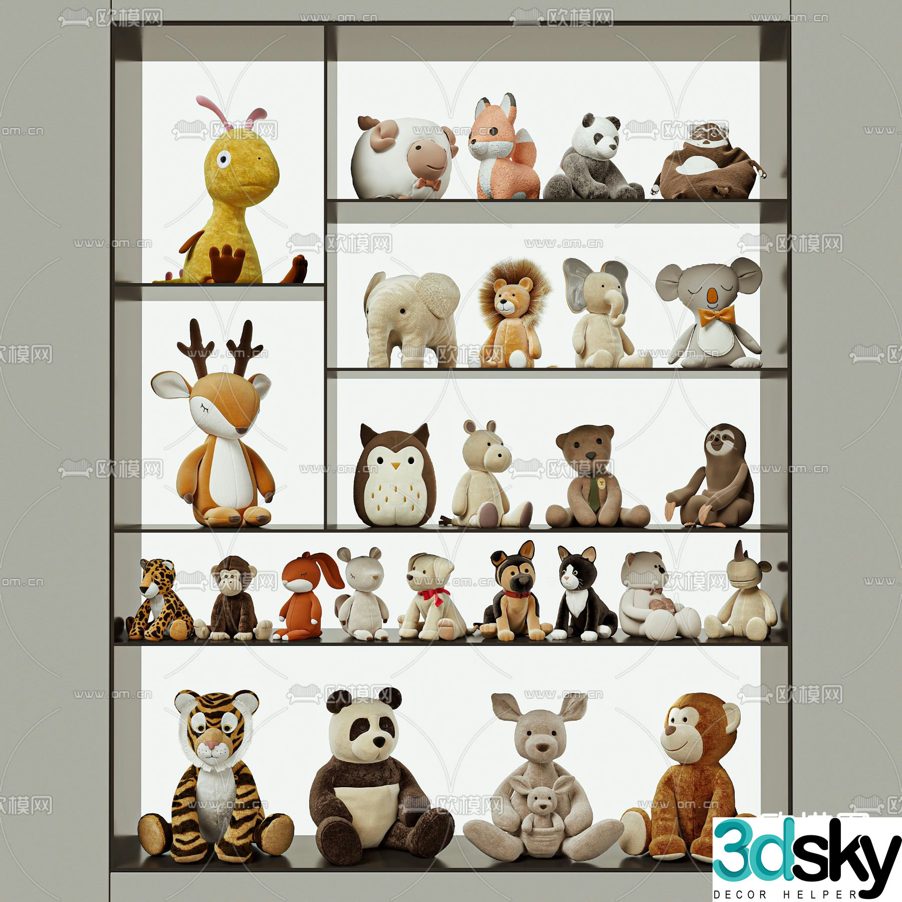 Children’s toys doll 3d model