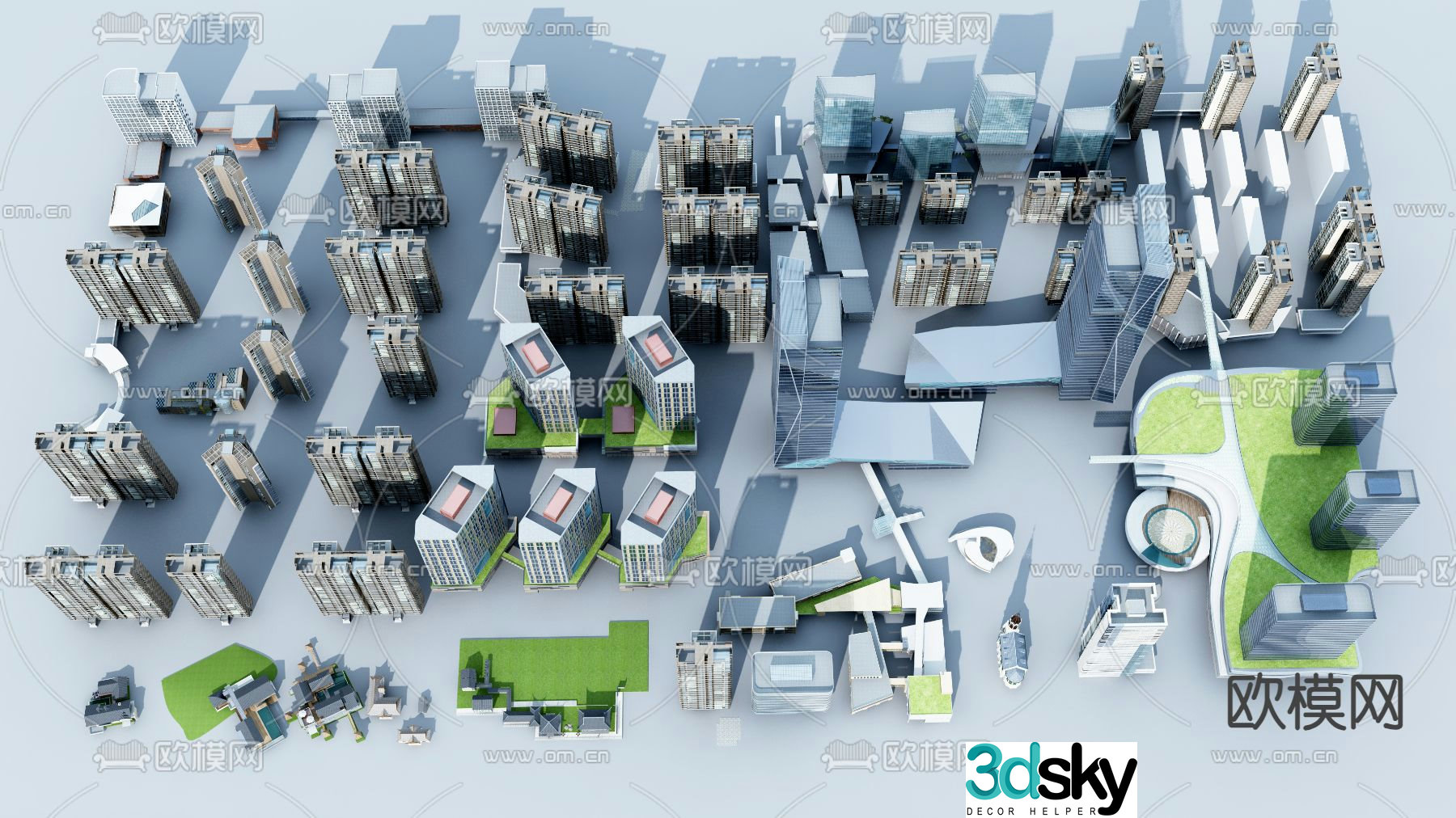 Office building office building 3d model