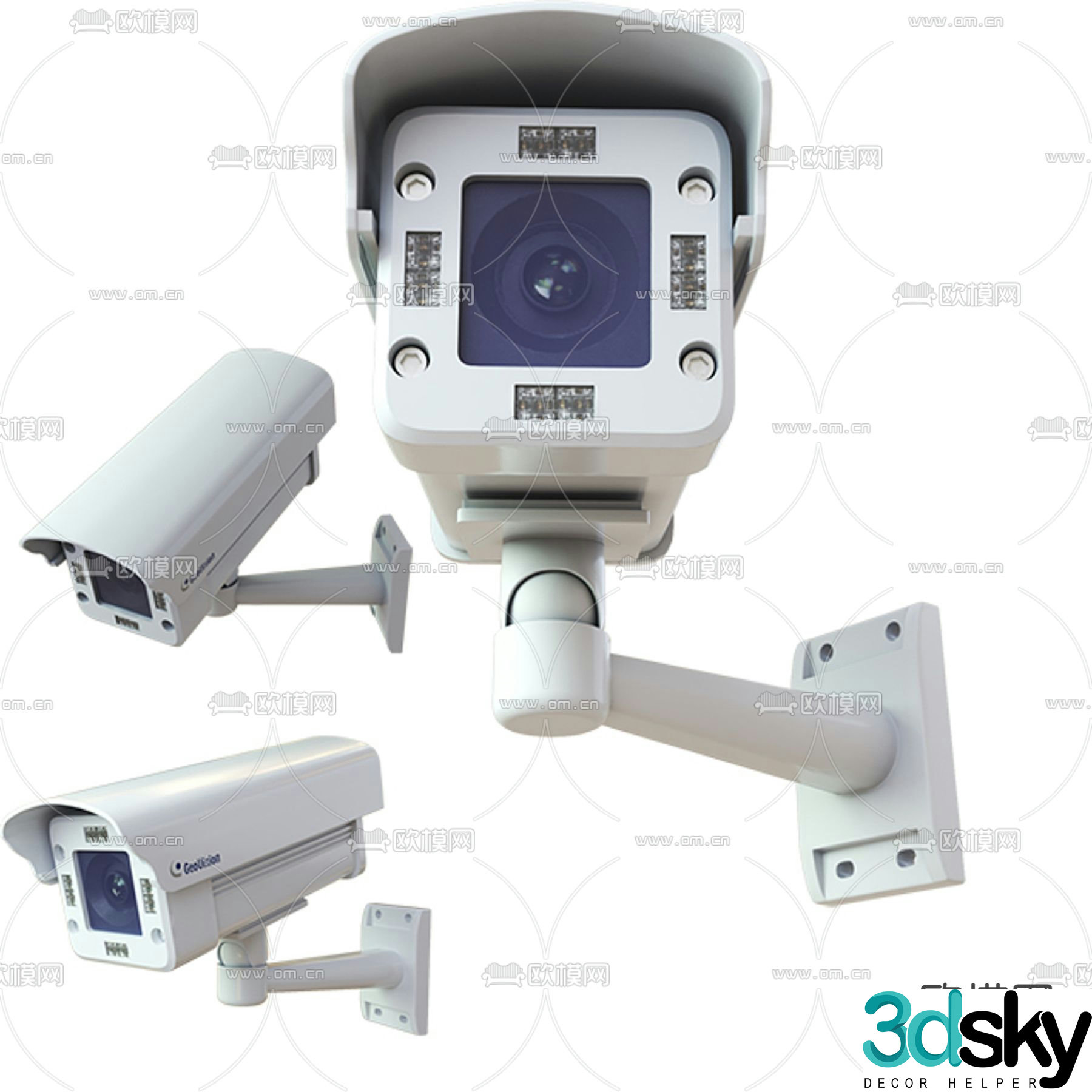 CCTV Camera Camera 3d Model