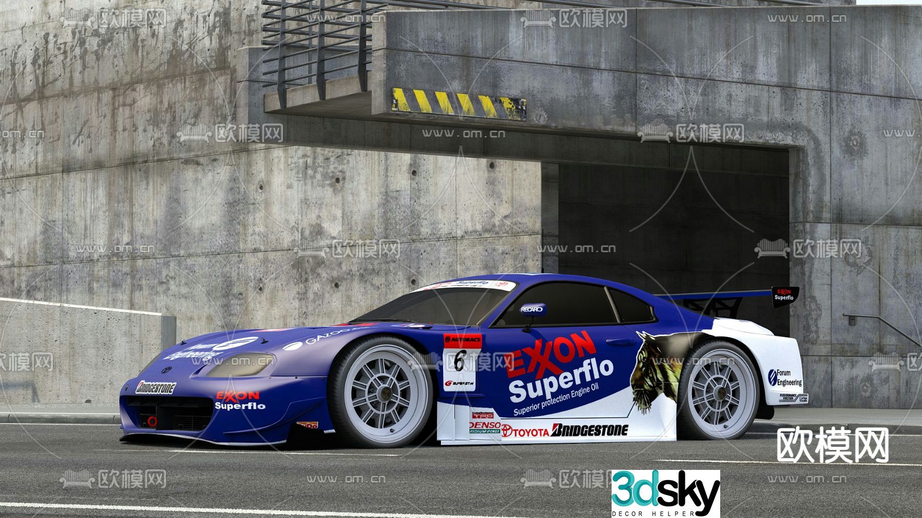 car sports car 3d model