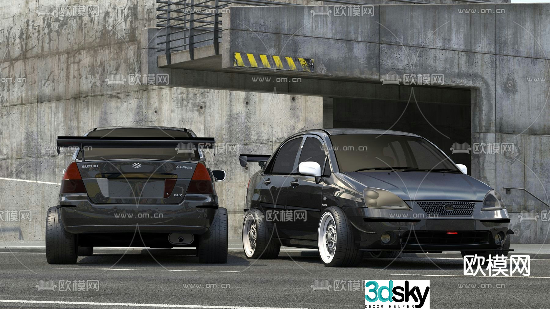 car sedan 3d model