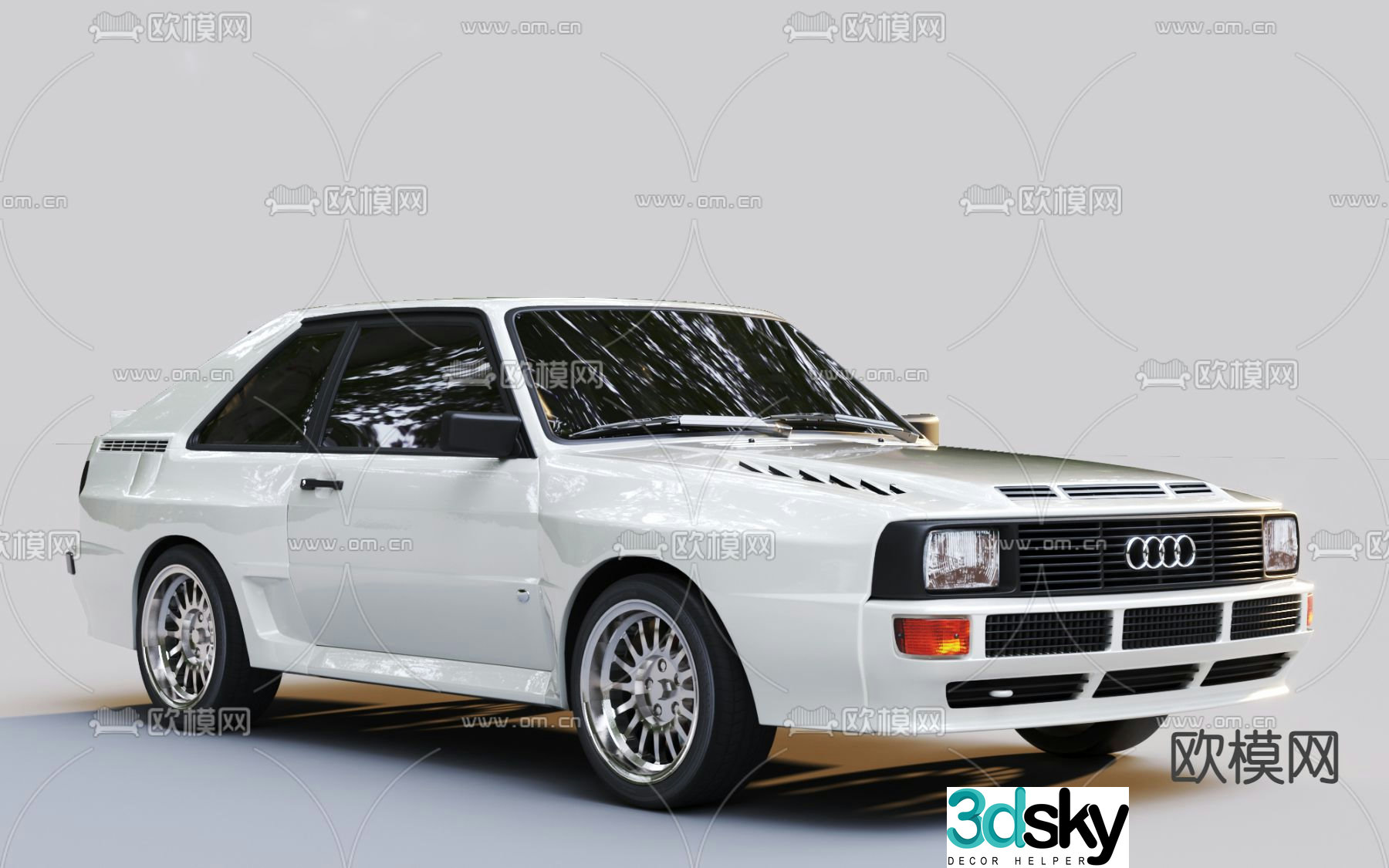 audi car sedan 3d model