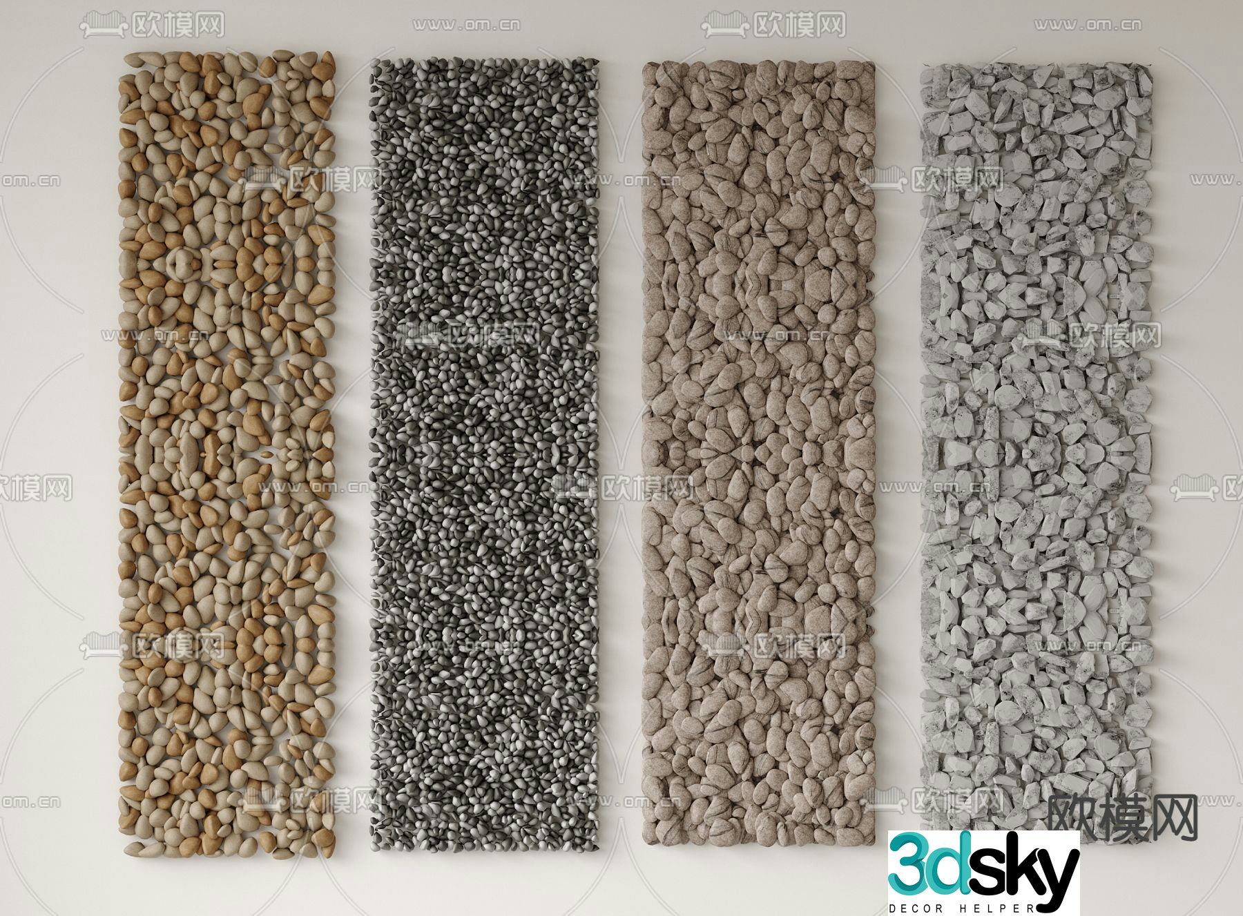 Pebbles Sandstone 3d model
