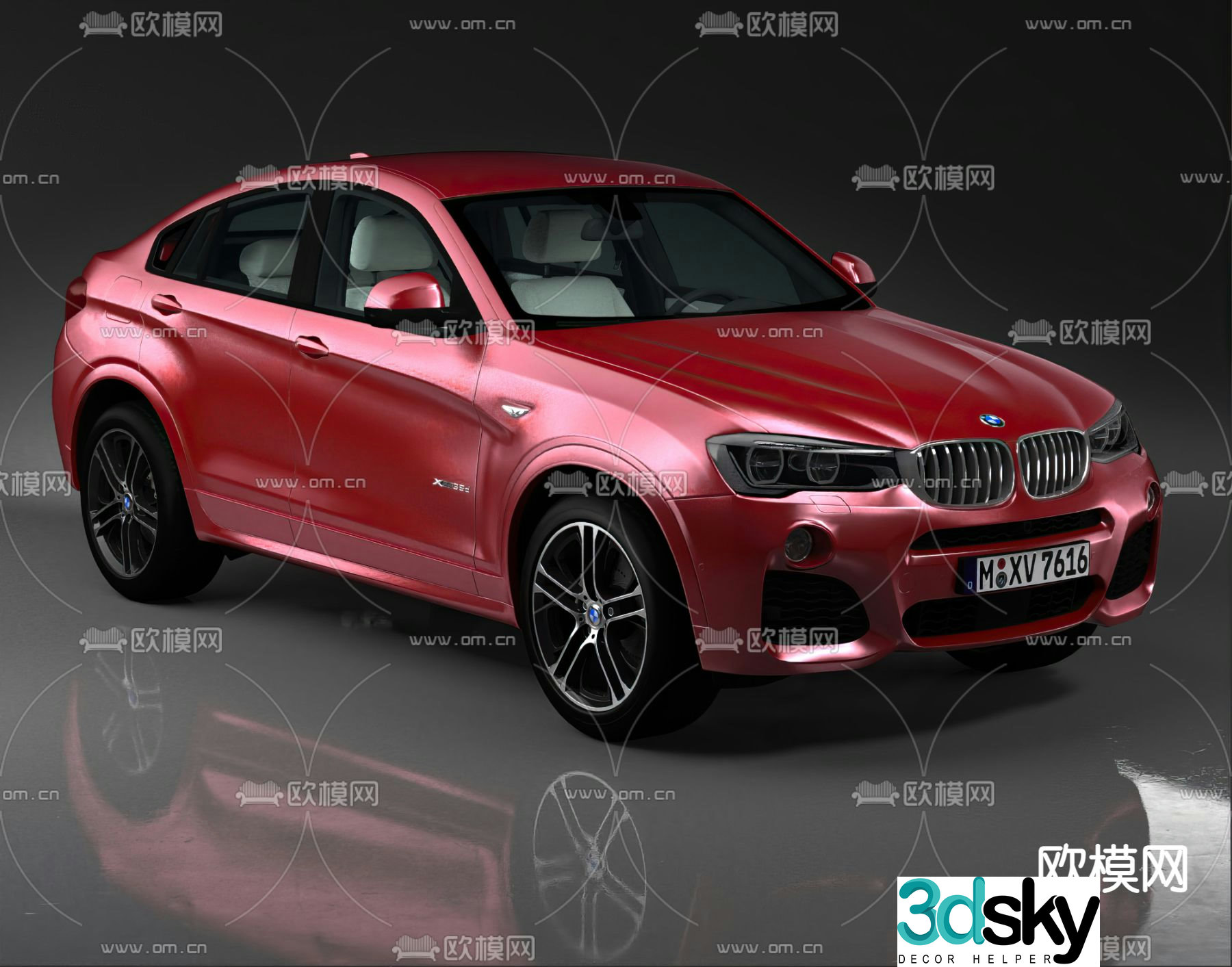 bmw car off road vehicle 3d model