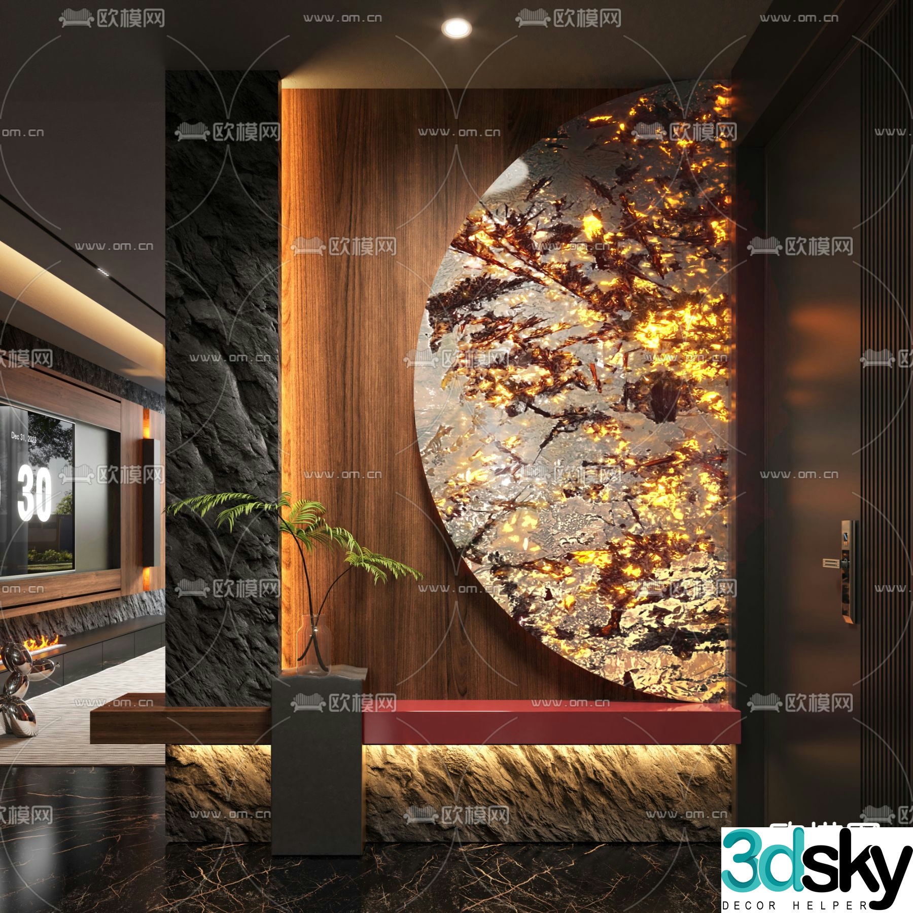 Entrance Partition Entrance Entrance 3D Model