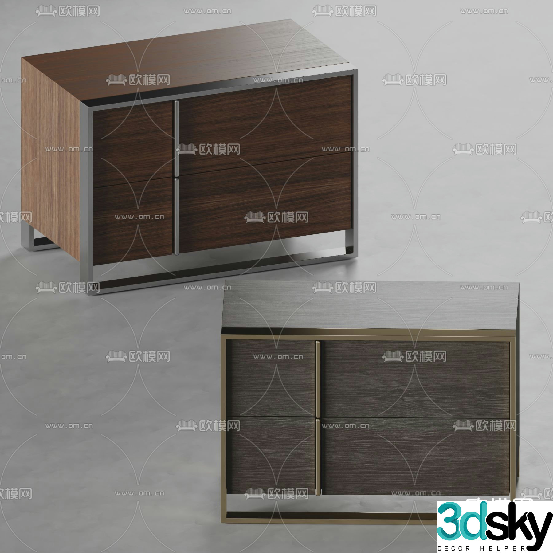 Rossin bedside table 3d model