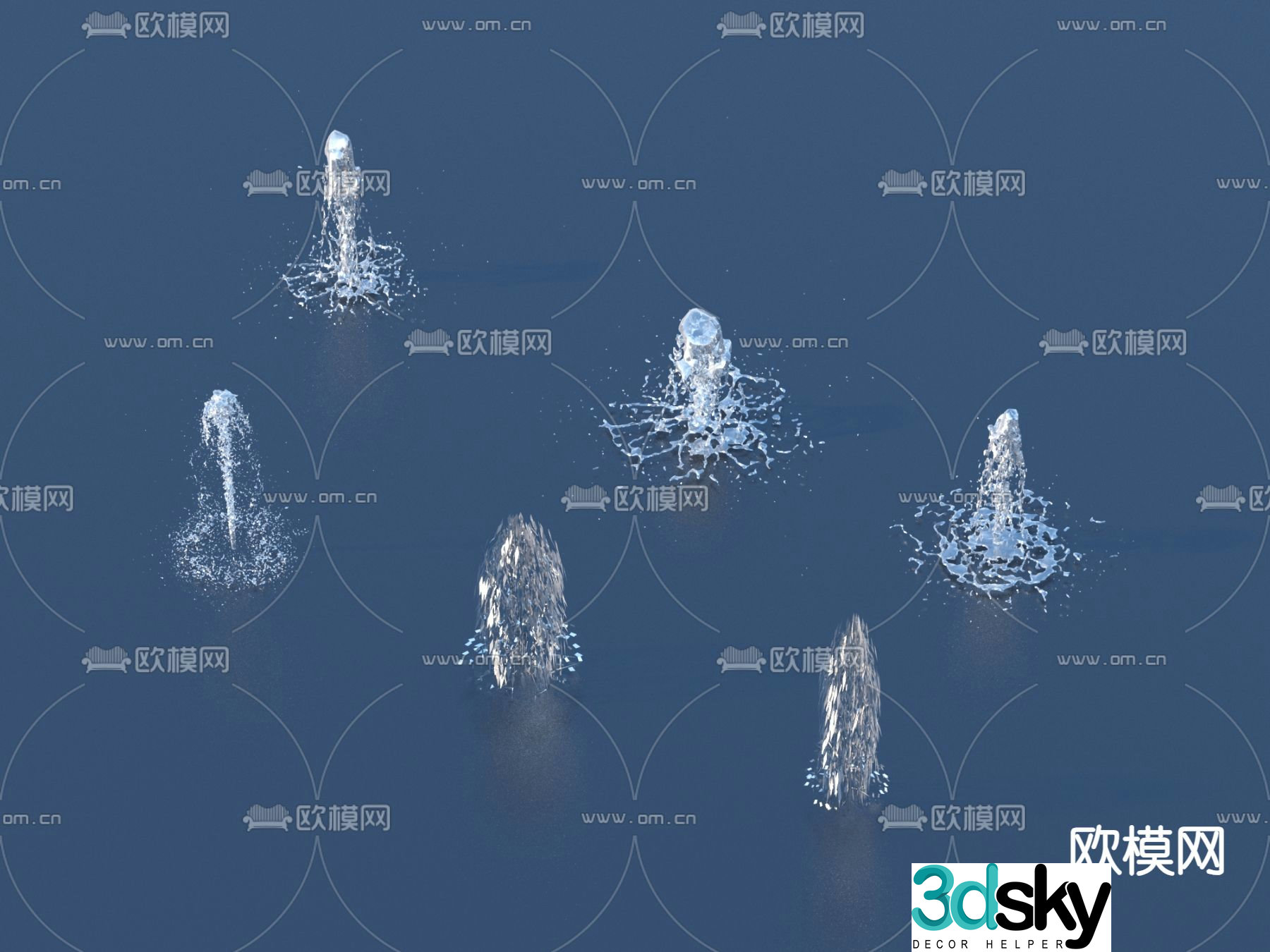 fountain fountain fountain 3d model