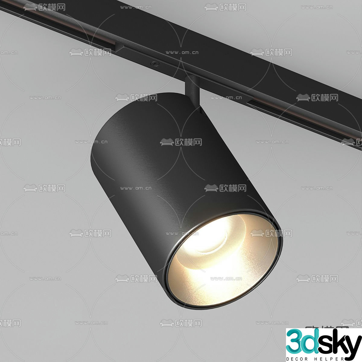 Track spotlight 3D model