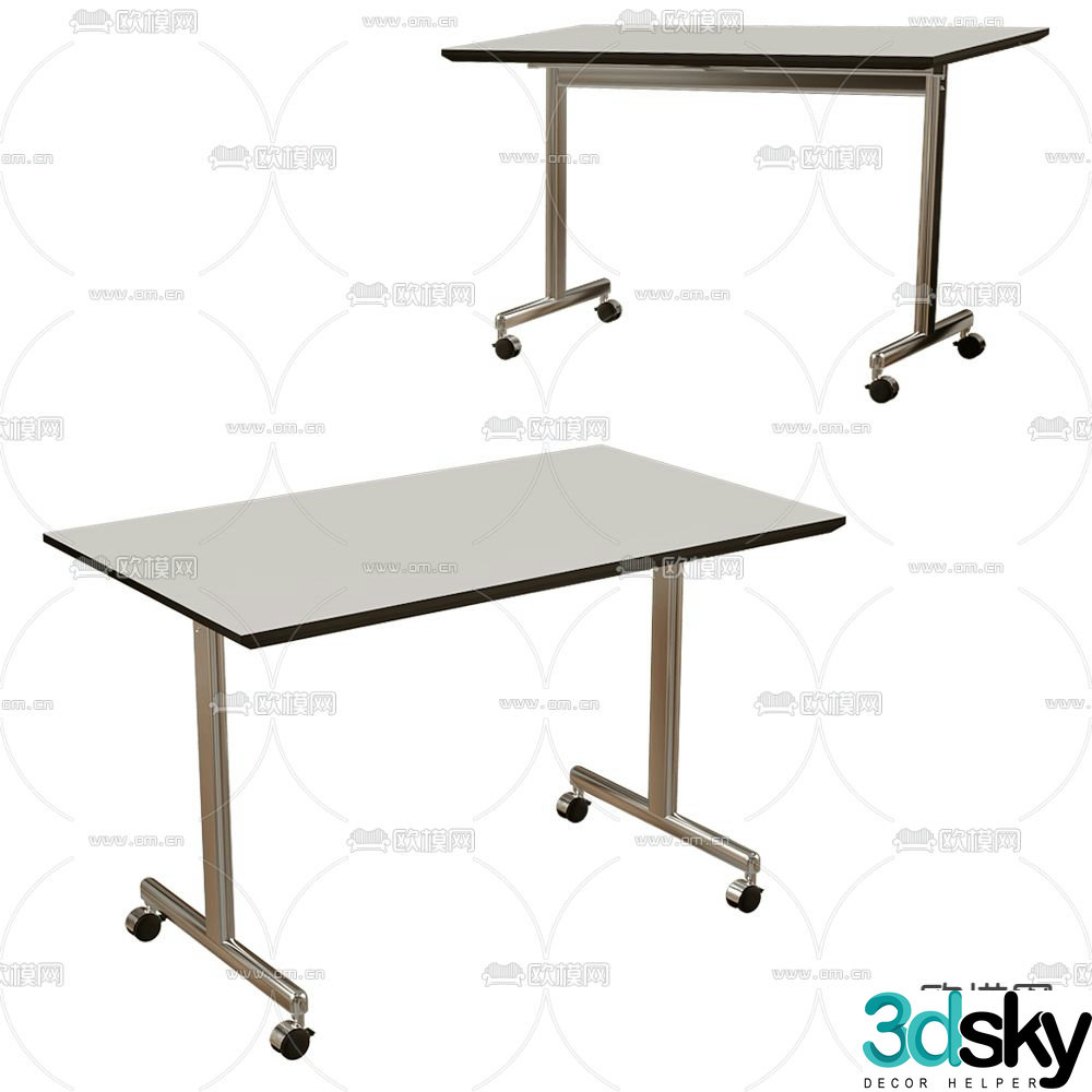 Brunner modern activity training table 3d model