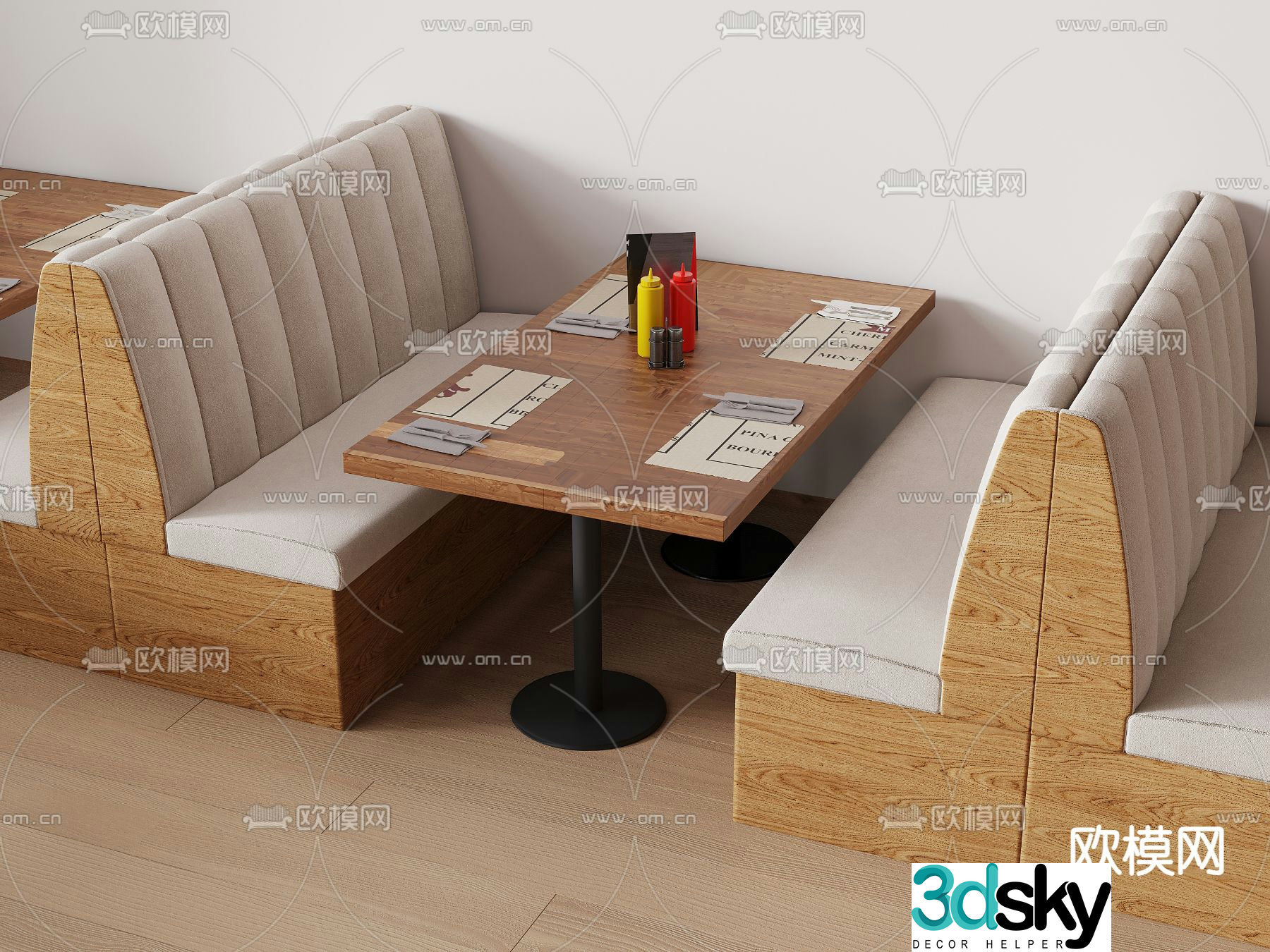 Modern deck multiplayer deck 3D model