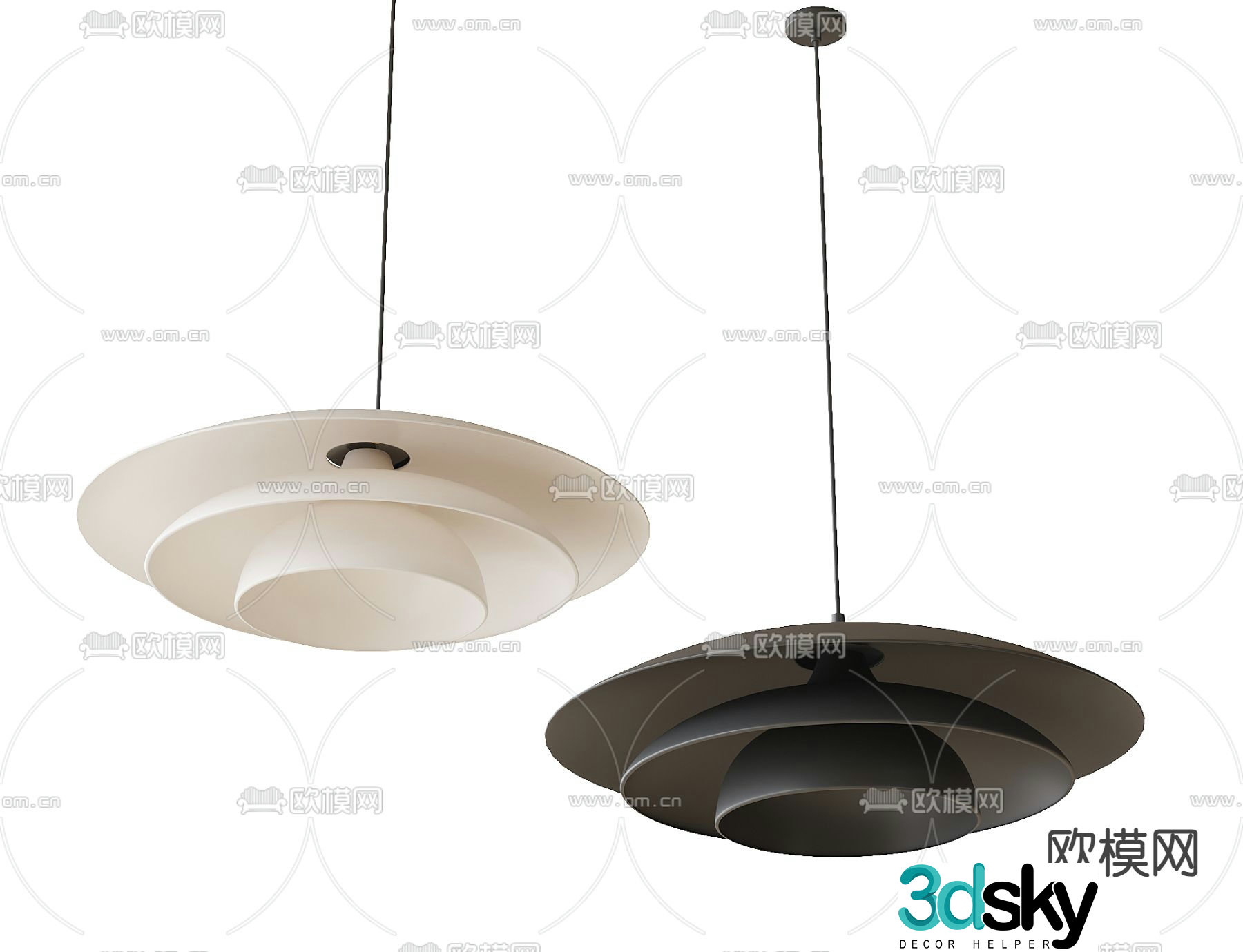 Butterfly chandelier dining room chandelier 3d model