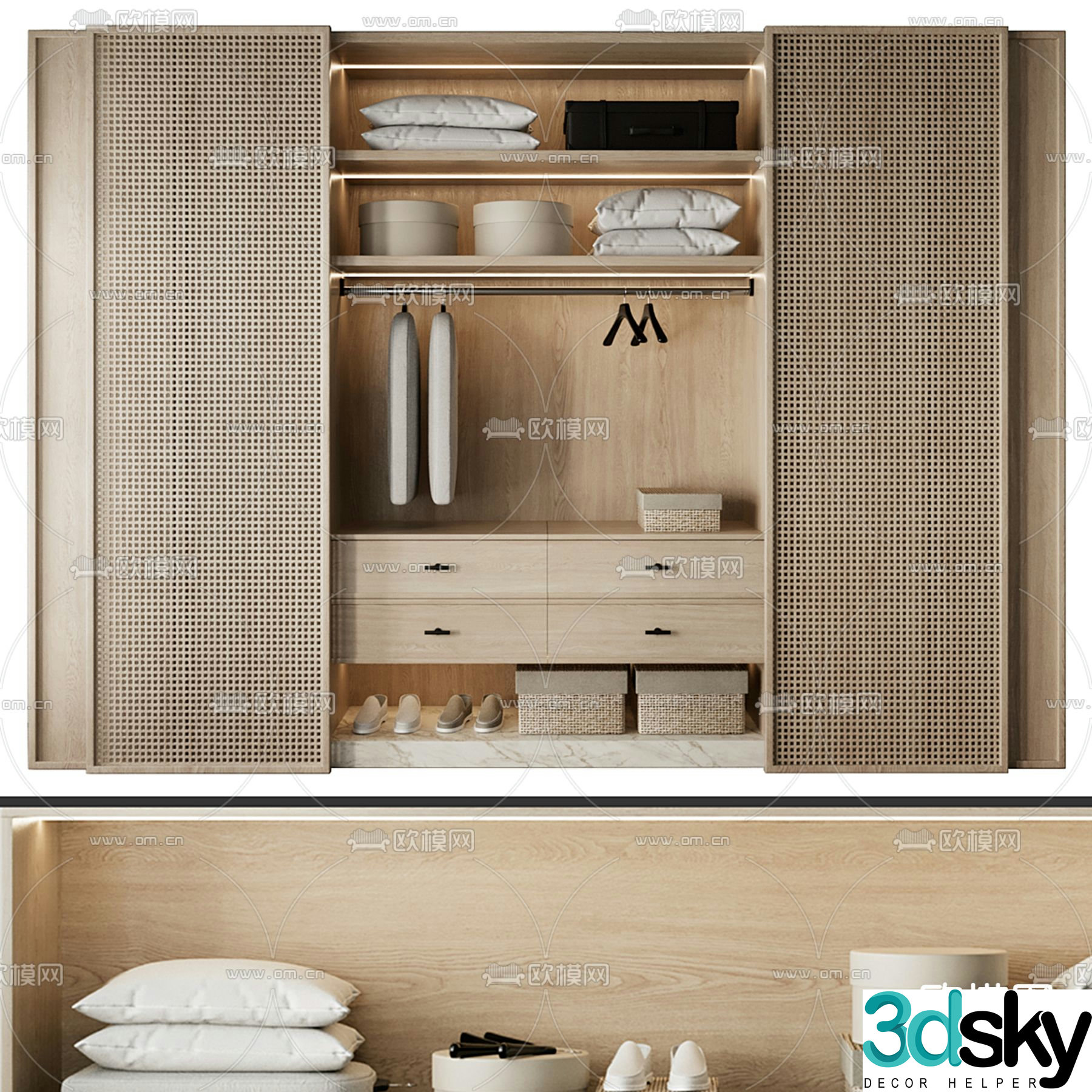 Wasabi Wardrobe Wardrobe 3d model