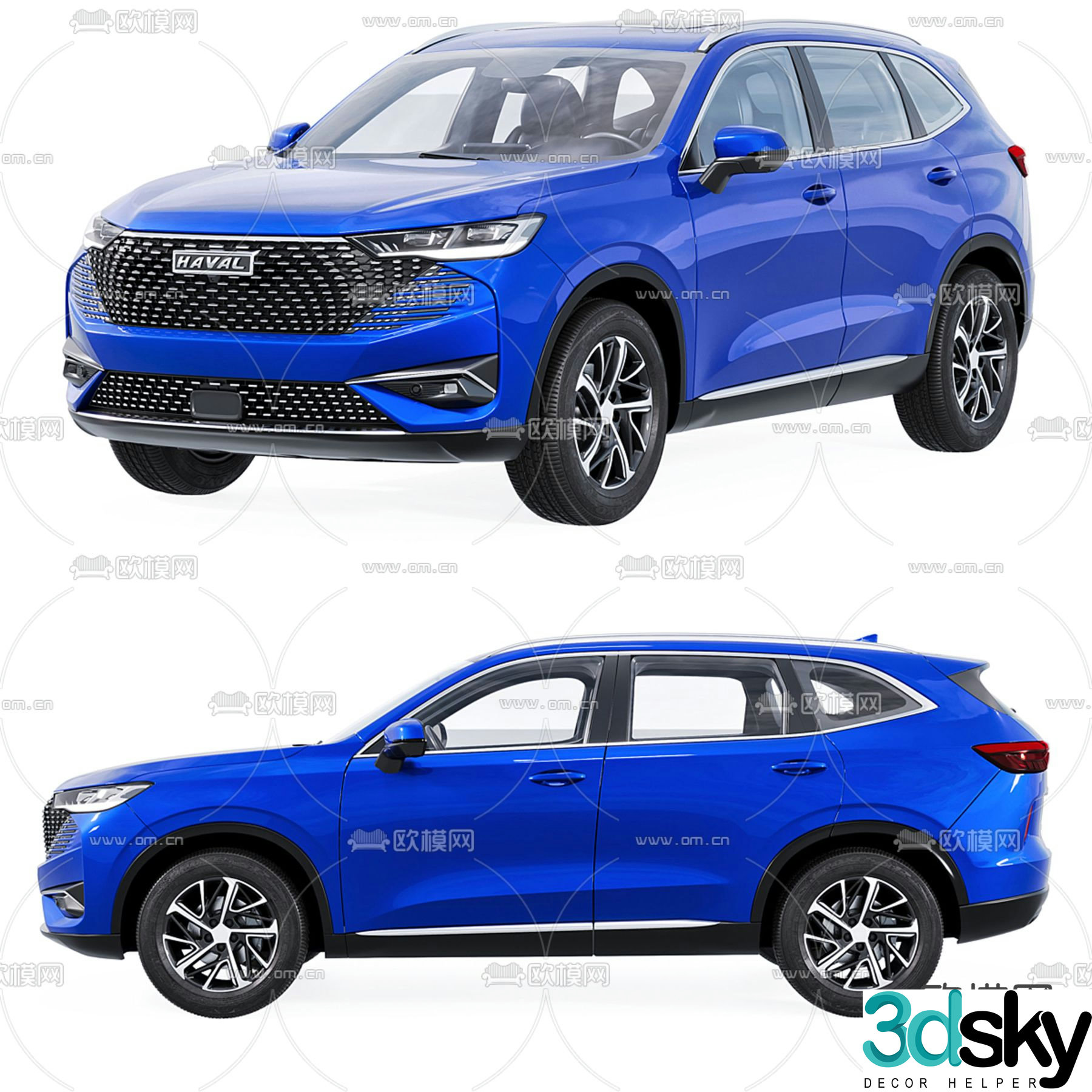 Haval off-road vehicle 3d model
