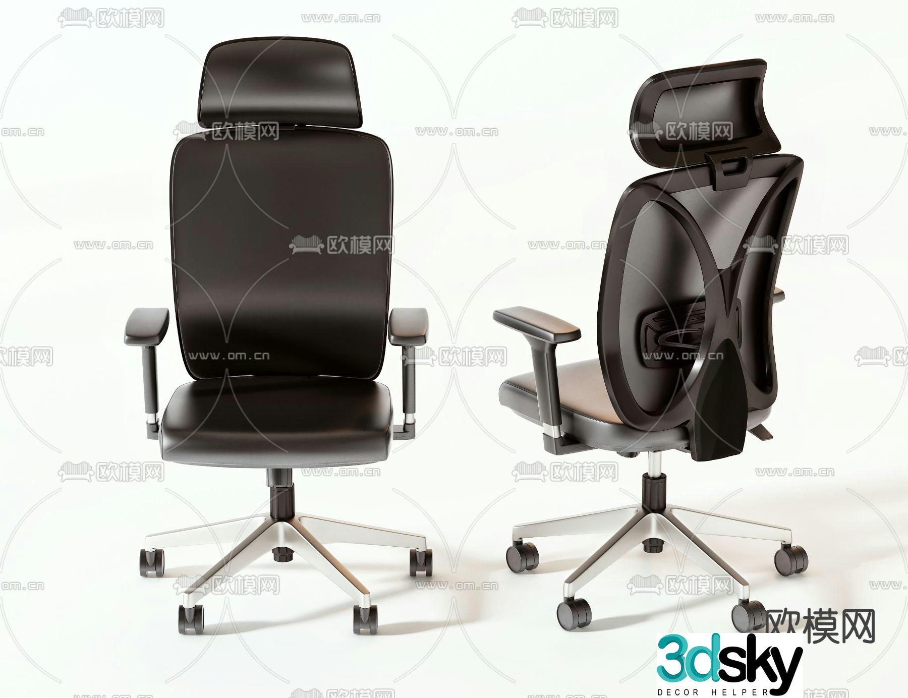 Office chair executive chair boss chair 3d model