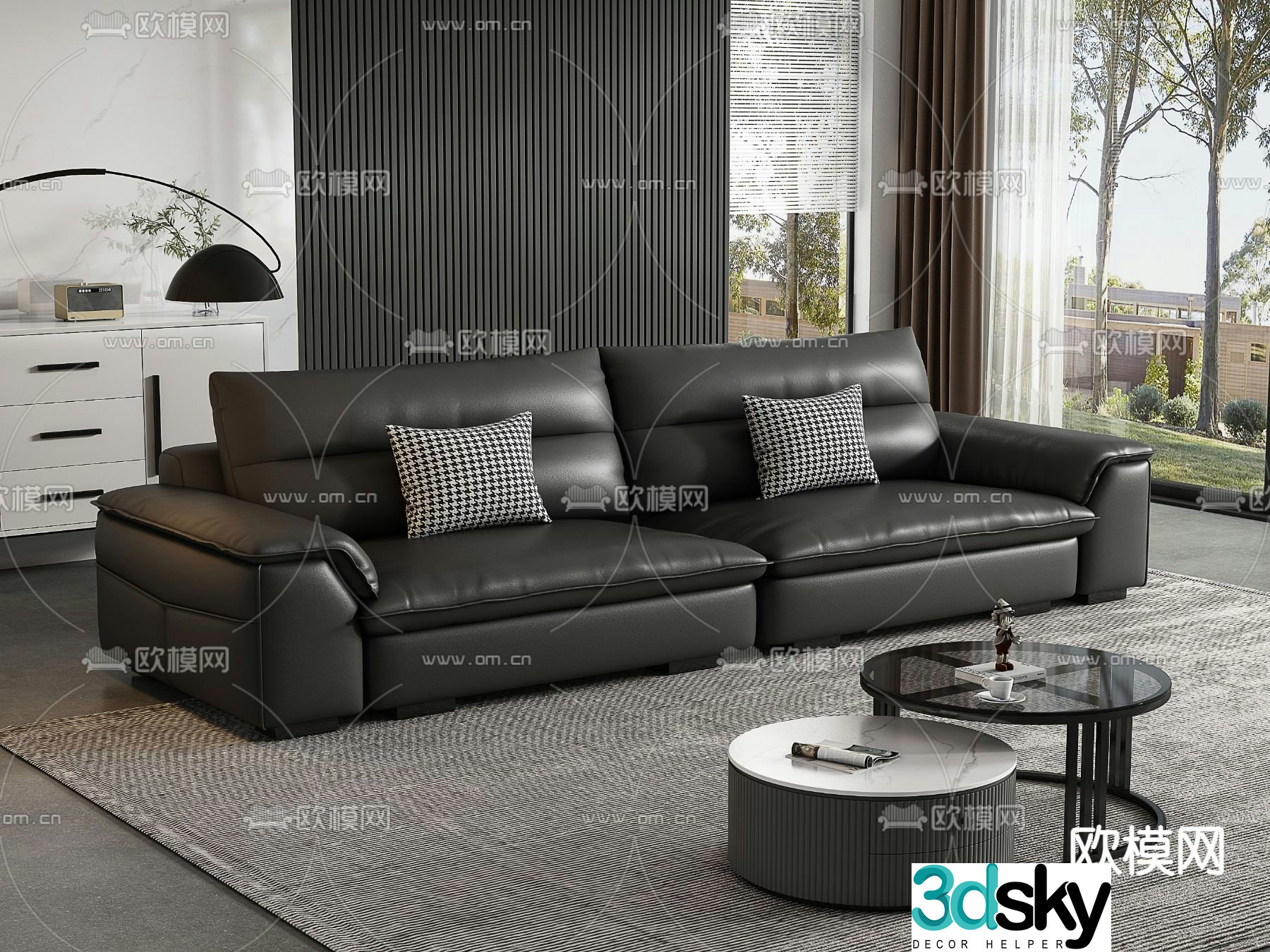 Italian love sofa 3d model