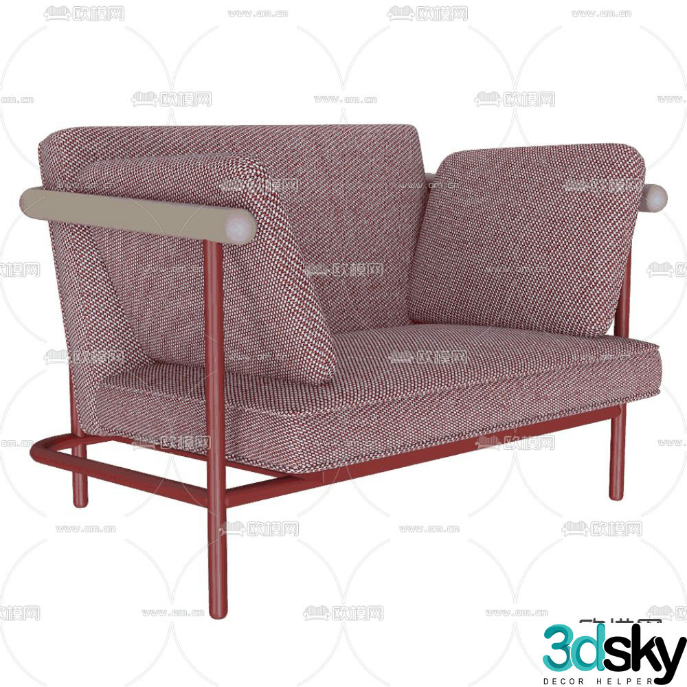 La Chance single sofa 3d model