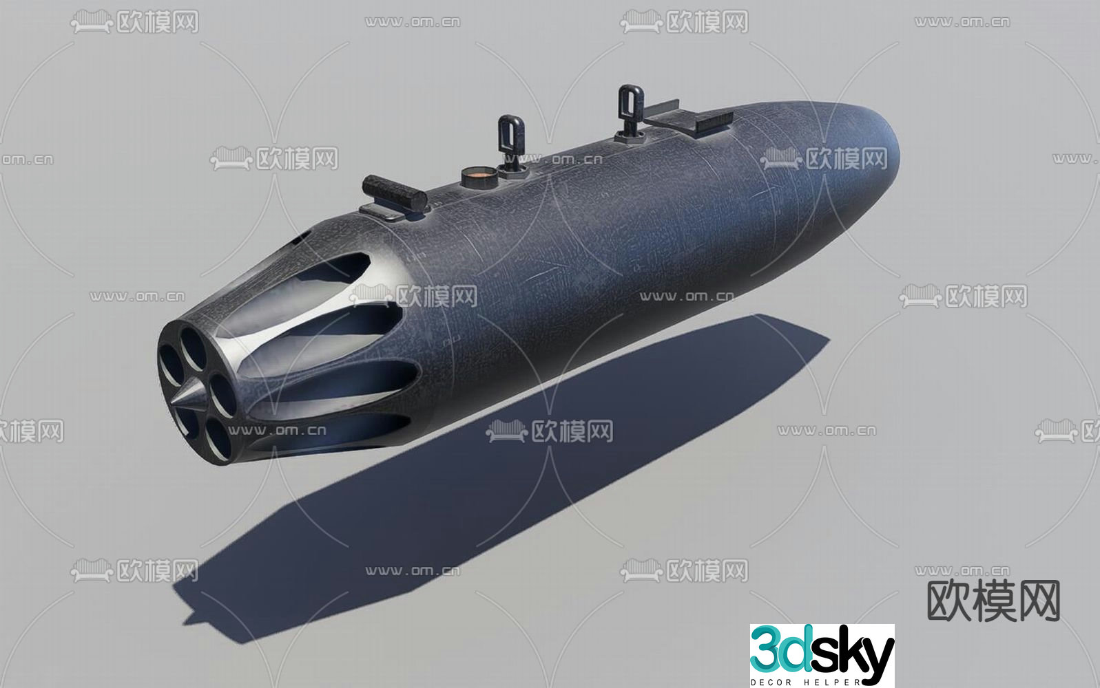 bomb military weapon 3d model