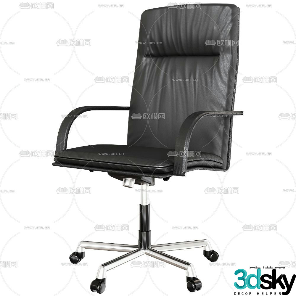 Polflex office chair conference chair staff chair 3d model