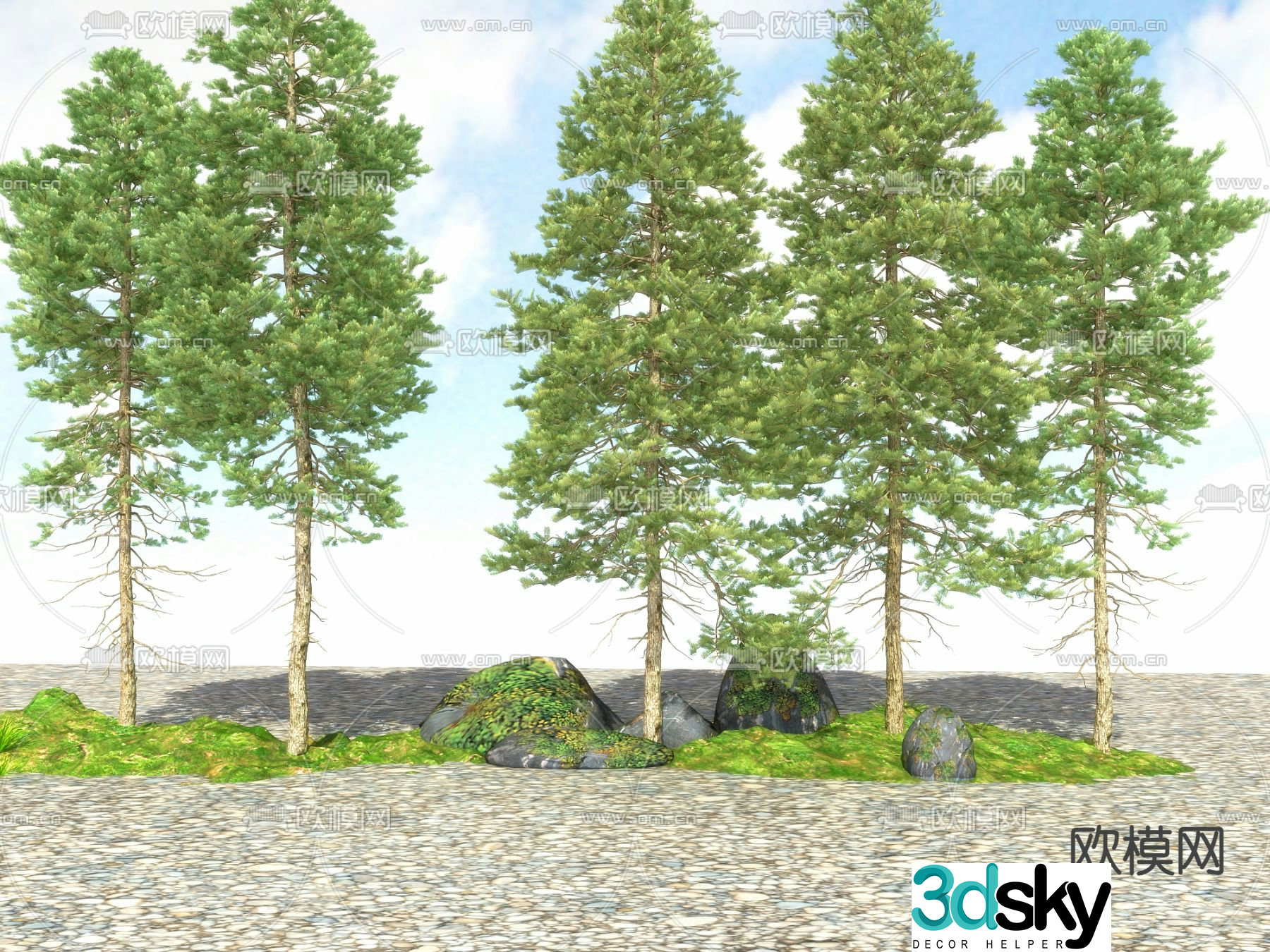 Big tree Tree Landscape tree 3d model
