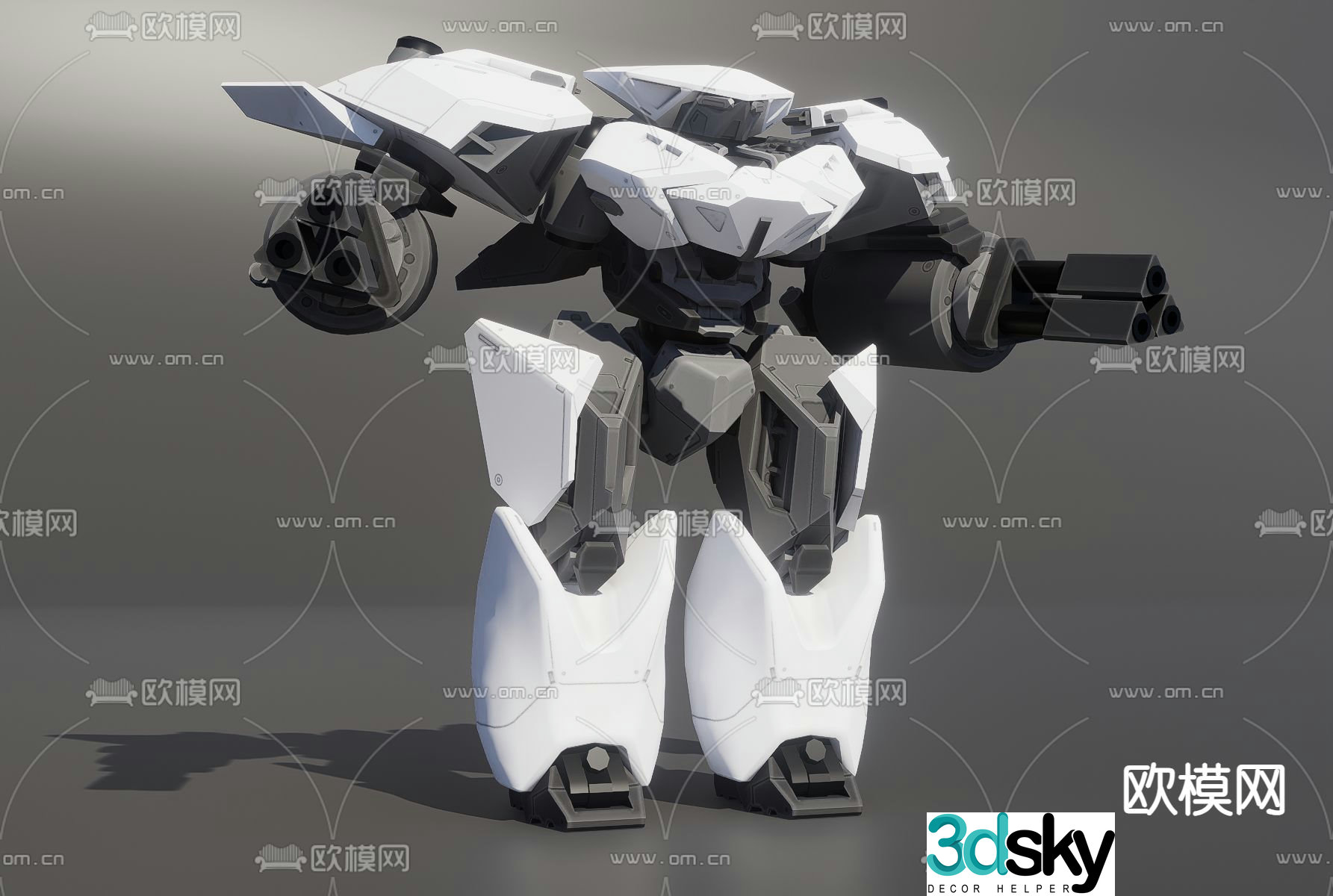 Robot mecha 3d model