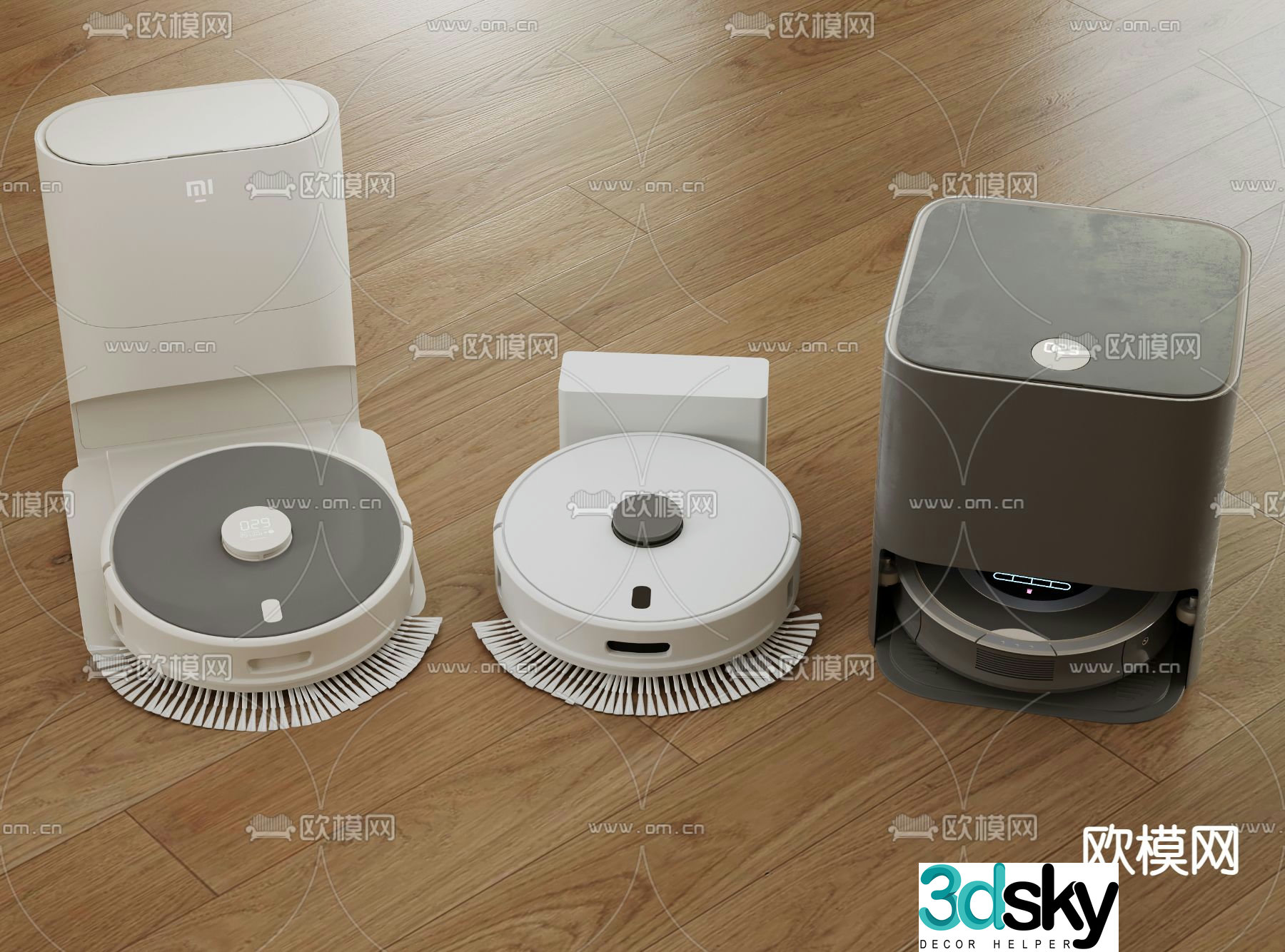 Sweeping robot mopping robot 3d model