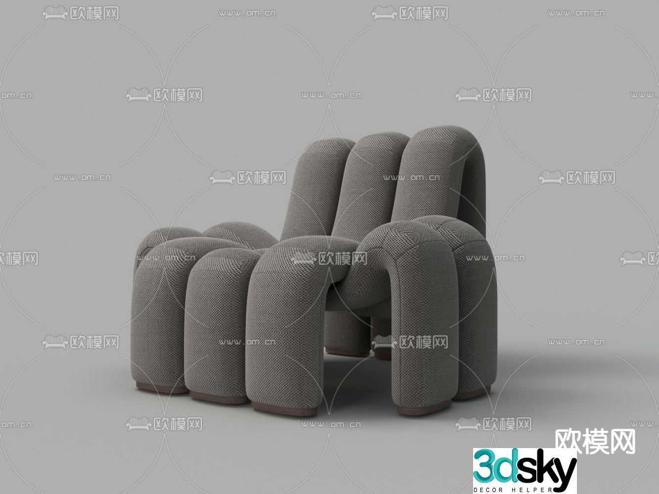 Beanbag leisure sofa 3d model