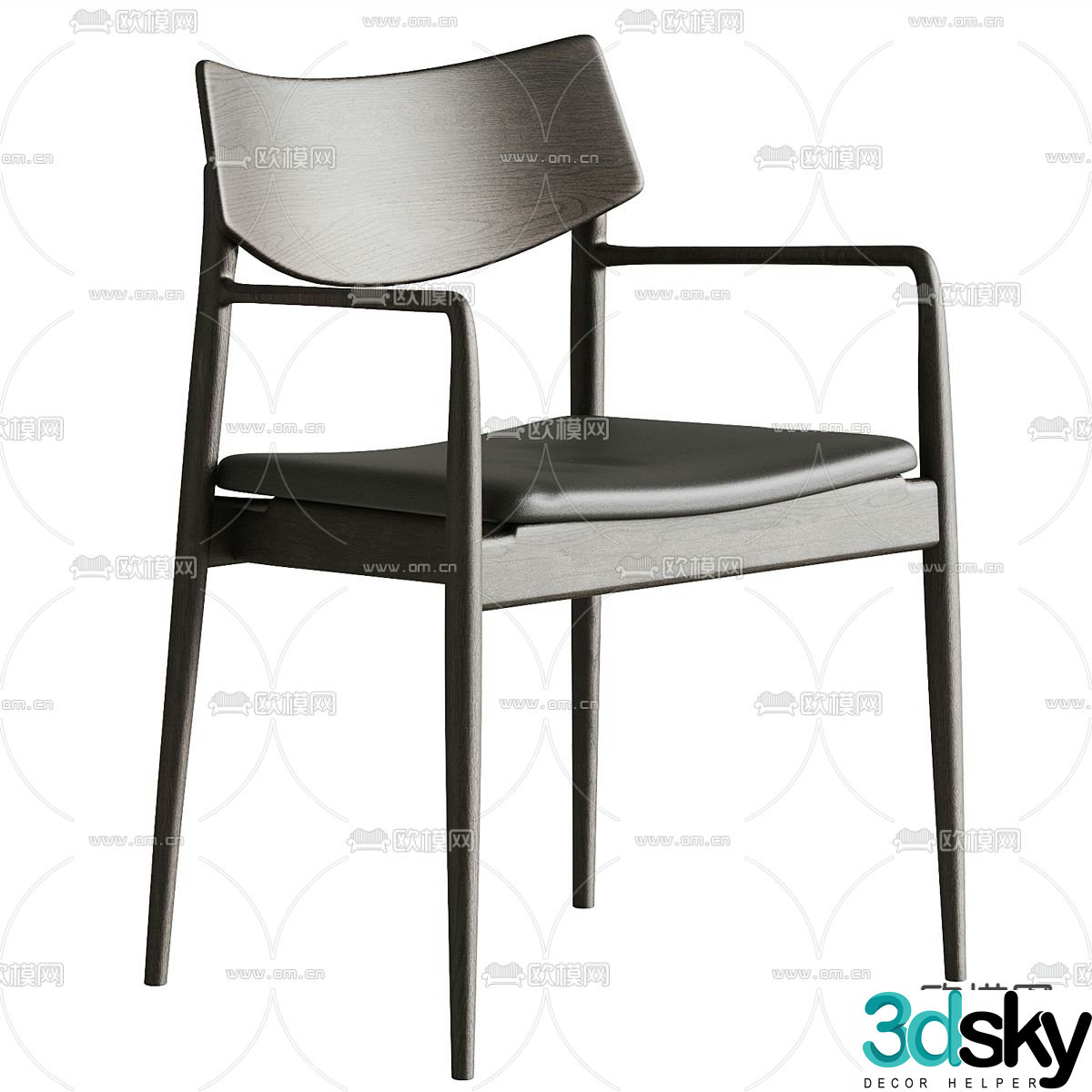 KARIMOKU CASE chair dining chair 3d model
