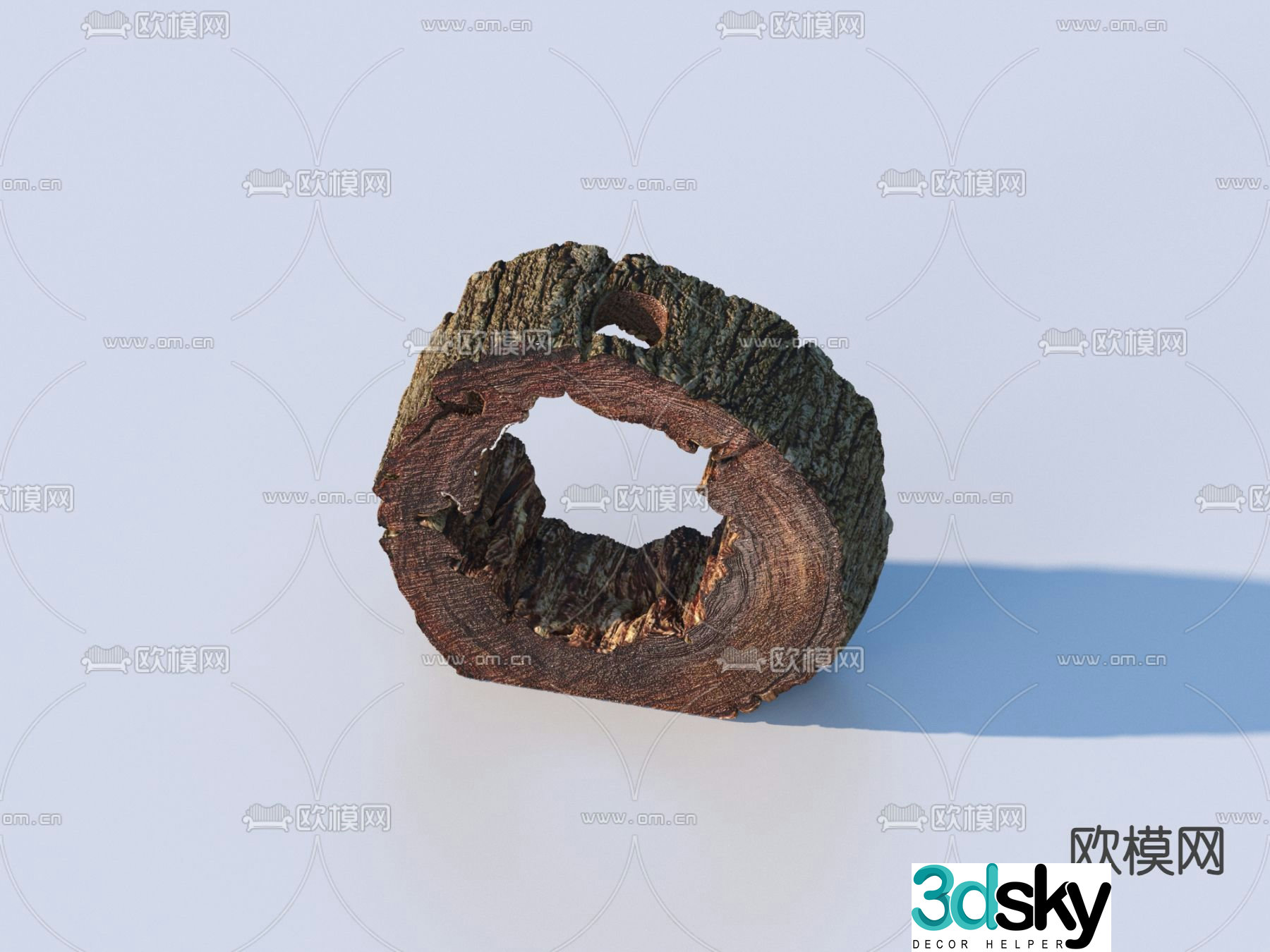 wood strange wood tree stump wooden stump 3d model