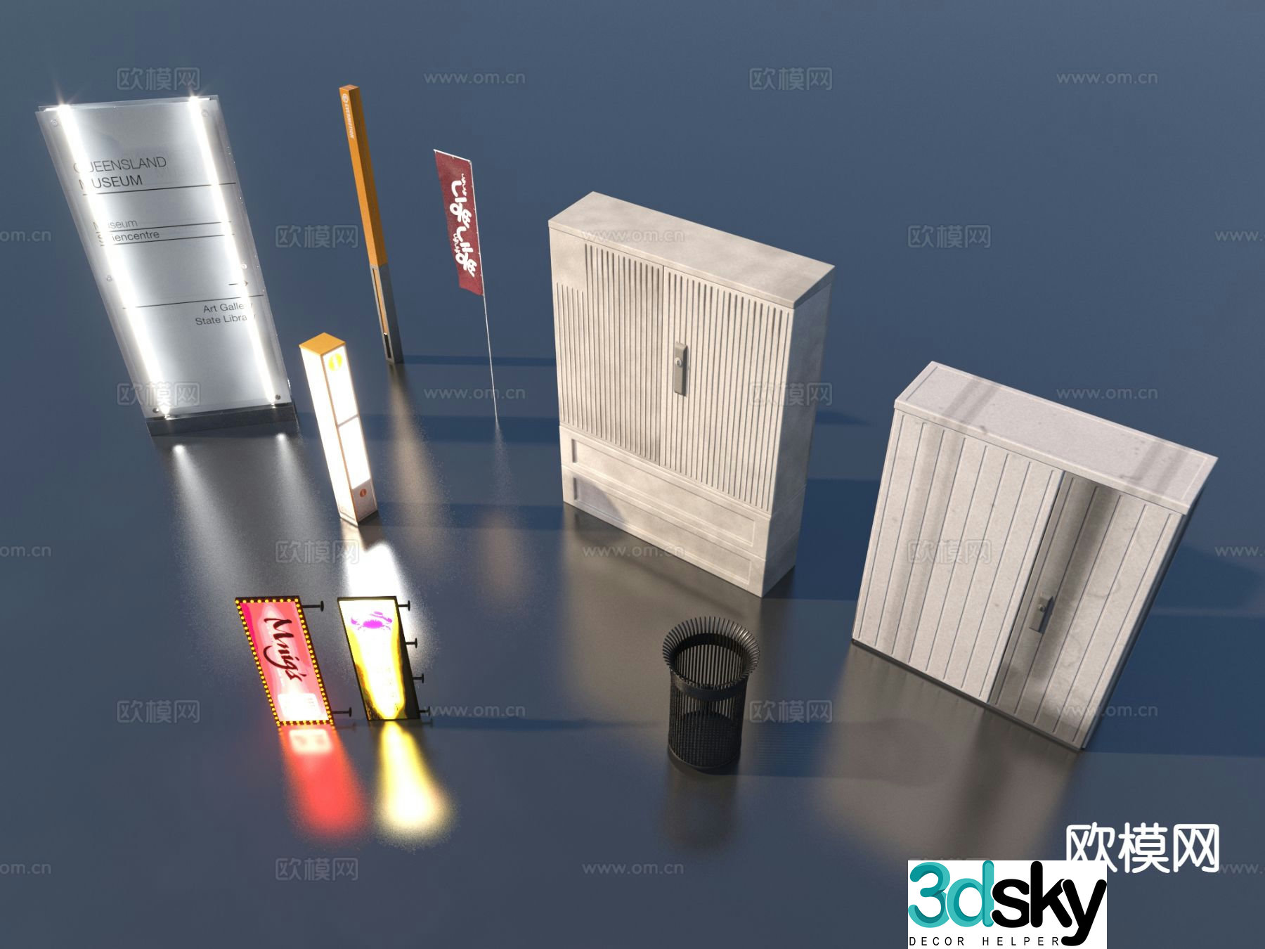 Outdoor sketch landscape sketch 3d model