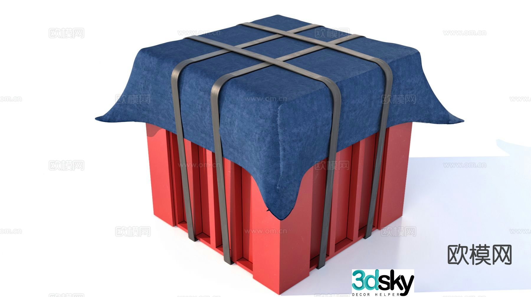 airdrop box box weapon army loot box 3d model
