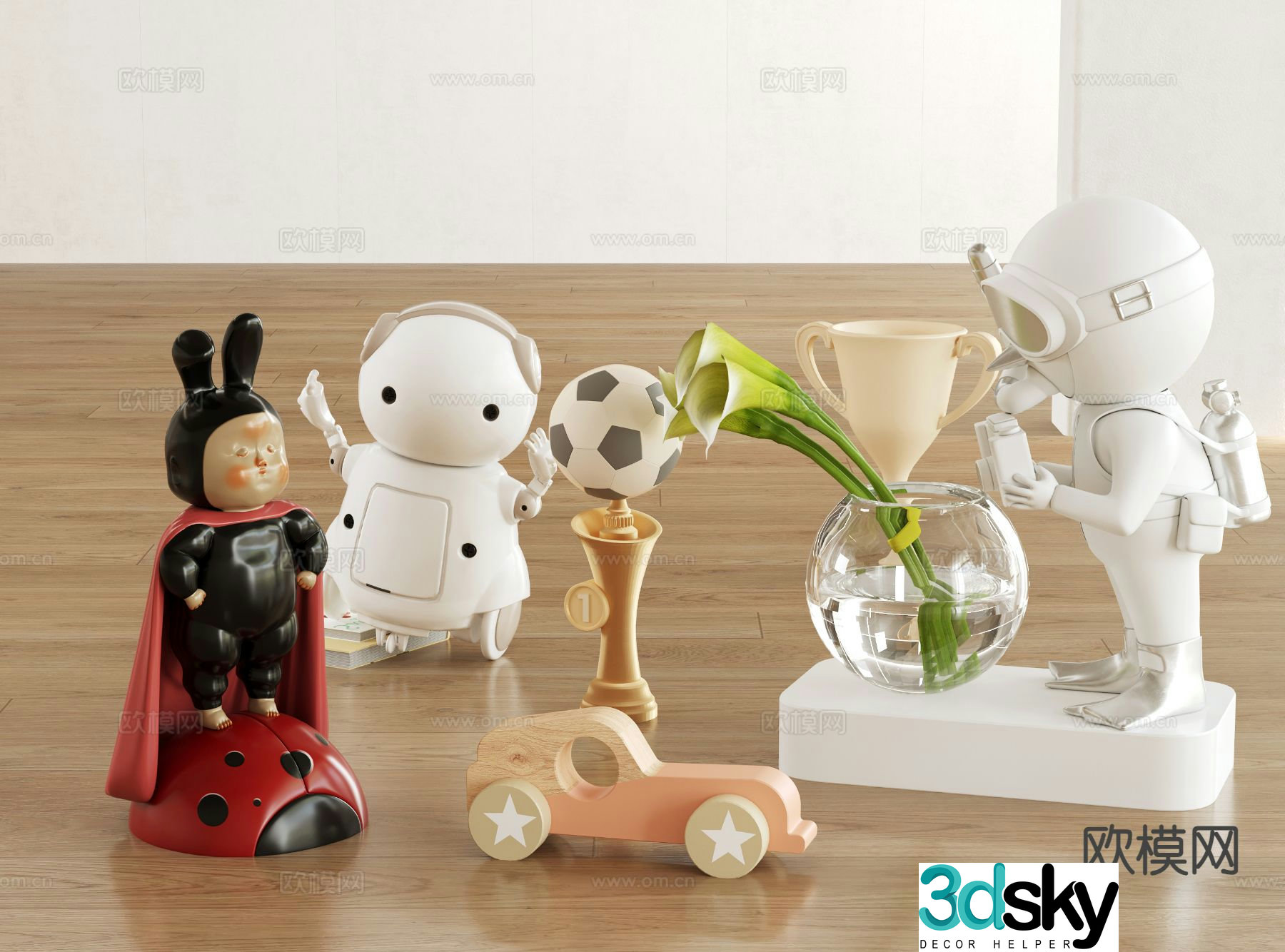 Children’s products books photo frames decorative paintings 3d model