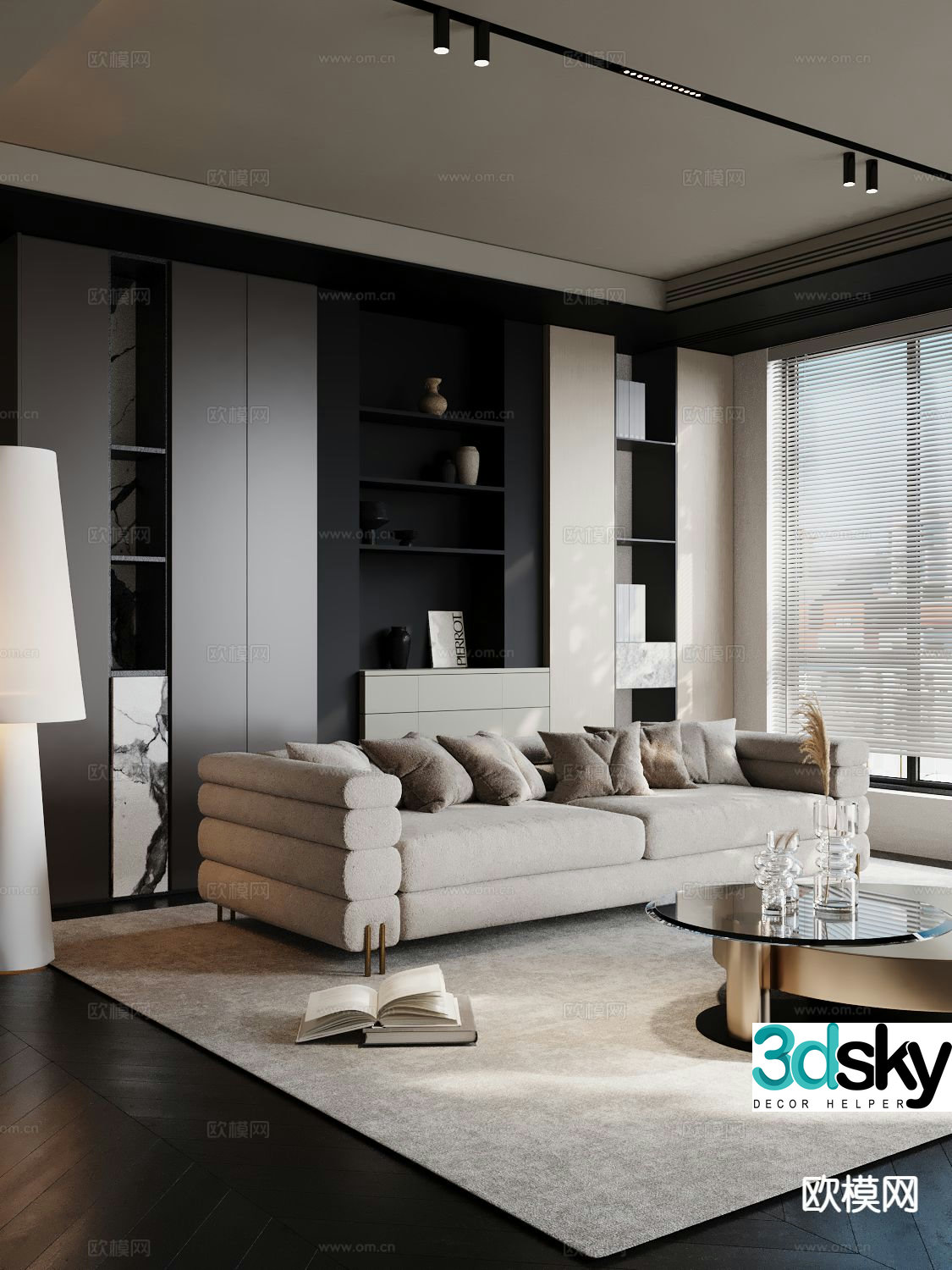Italian love sofa 3d model