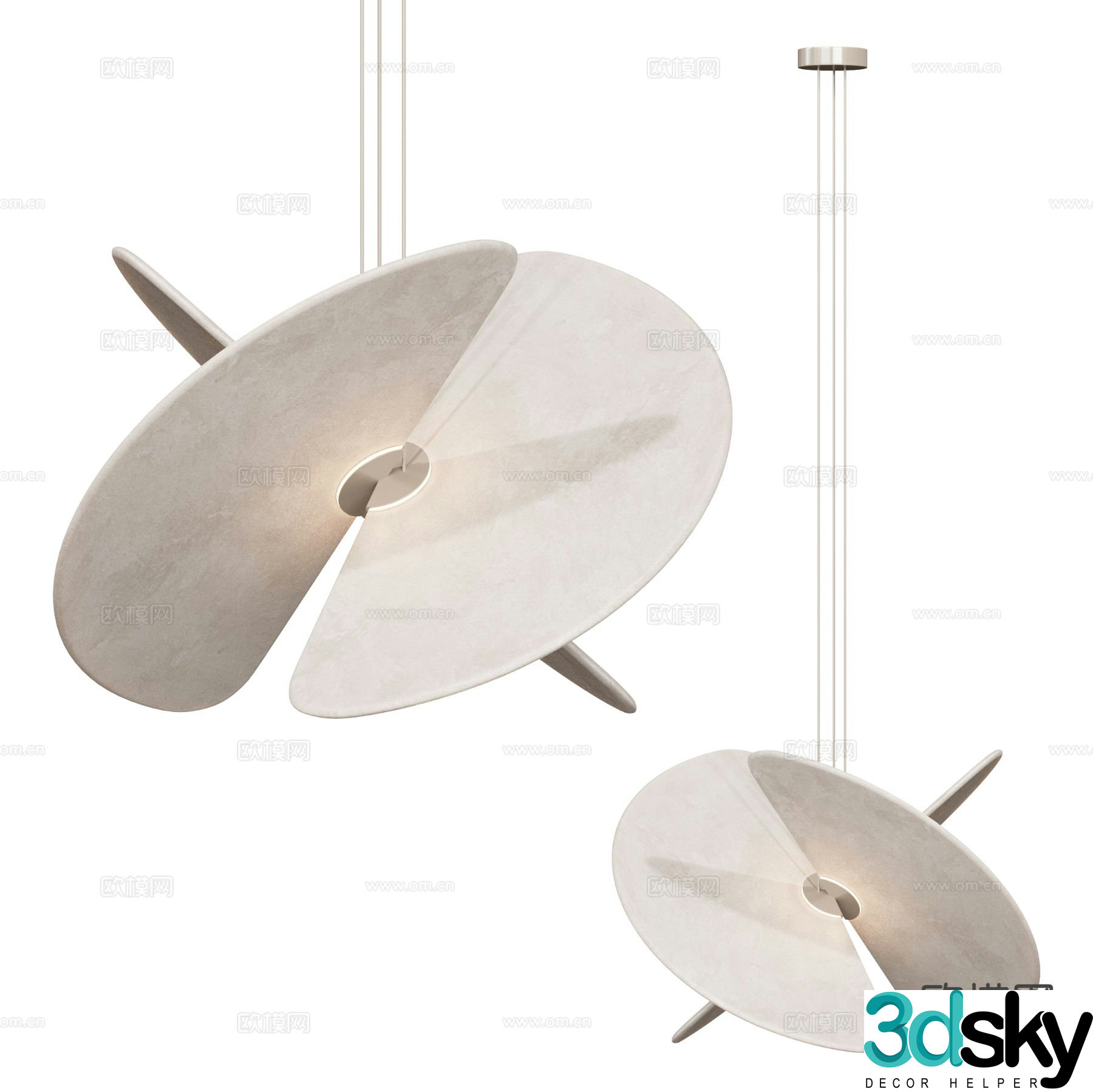 Modern Chandelier Restaurant Chandelier 3d Model