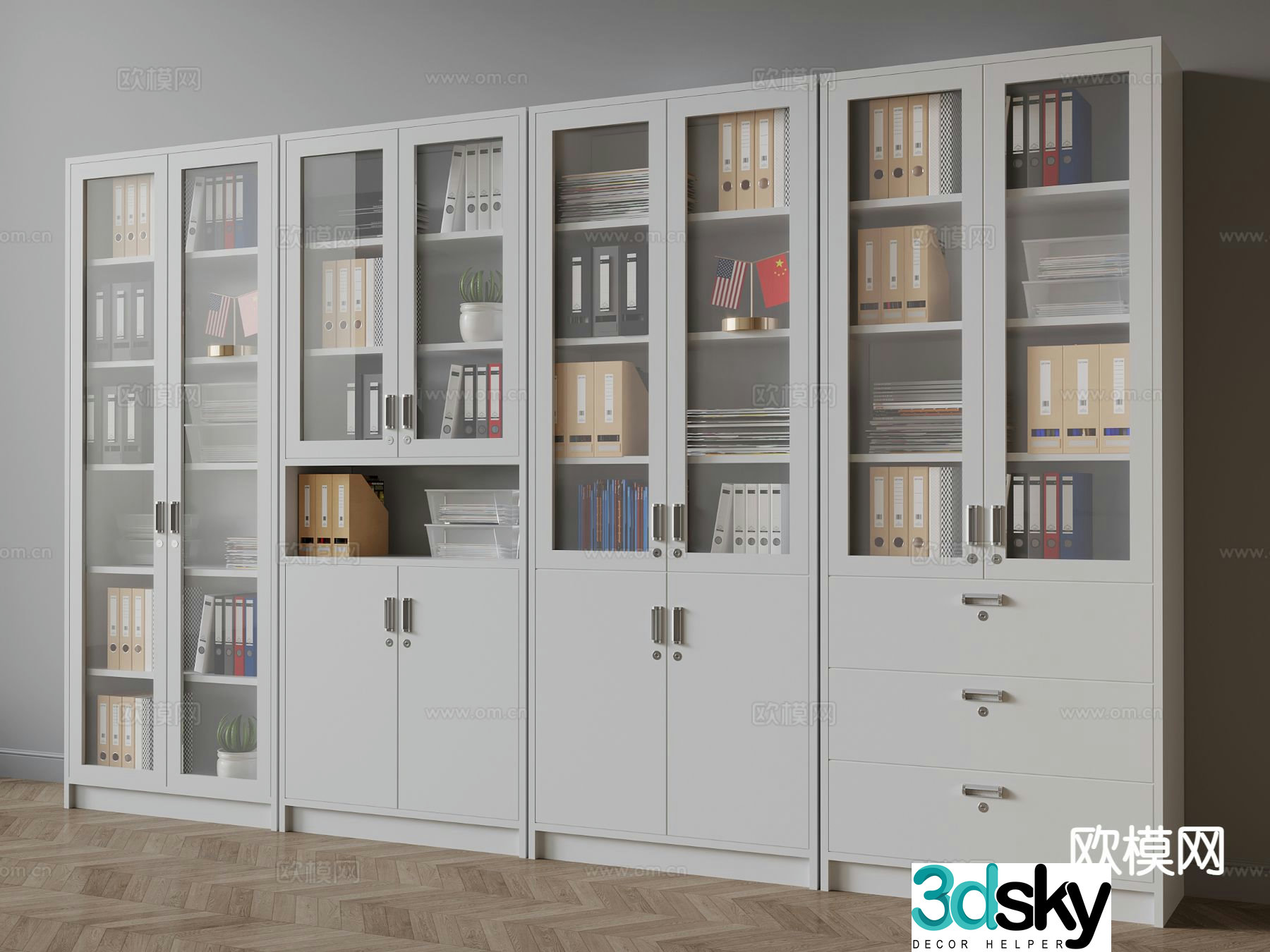 File cabinet file cabinet information cabinet 3d model