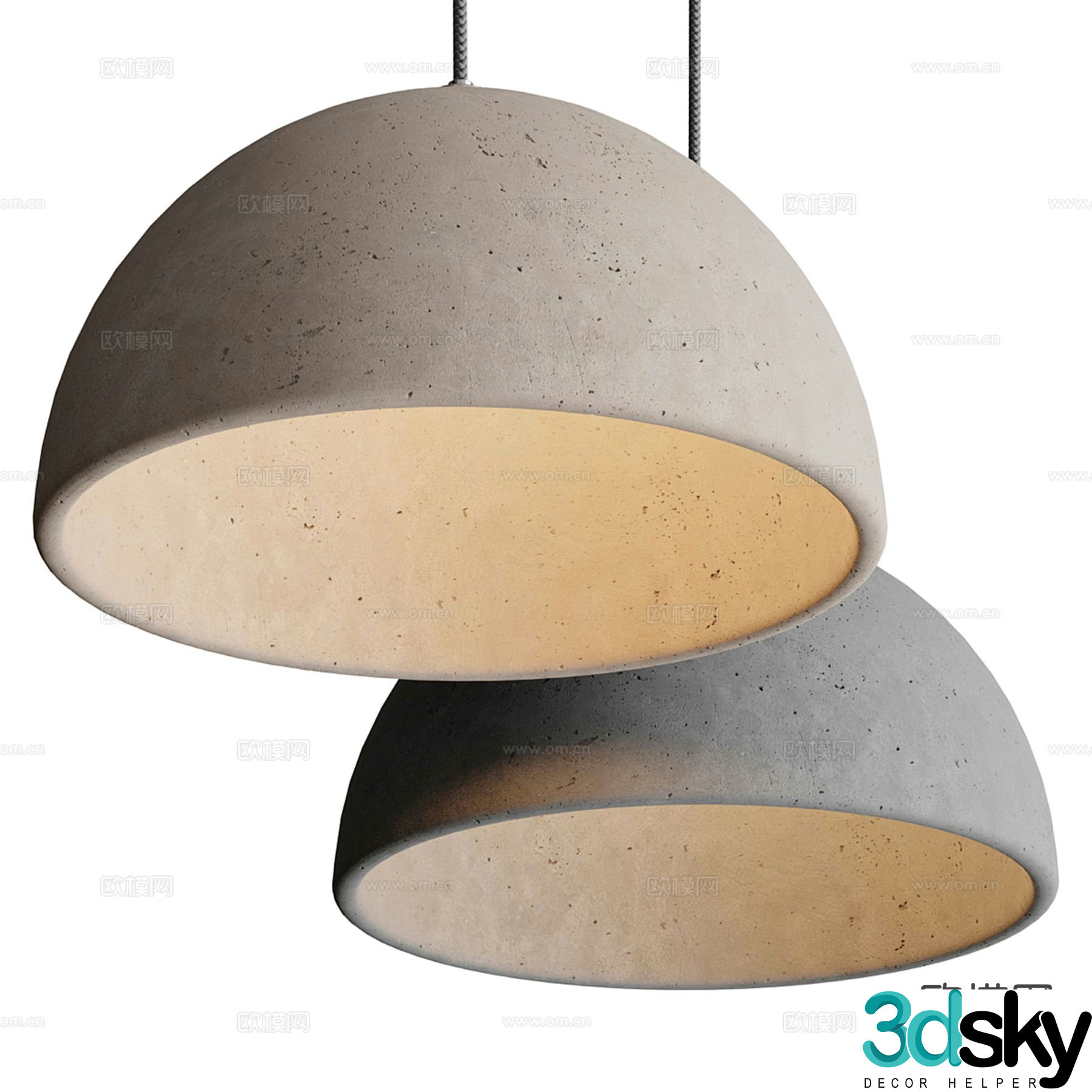 GLOBUS wabi-sabi chandelier 3d model