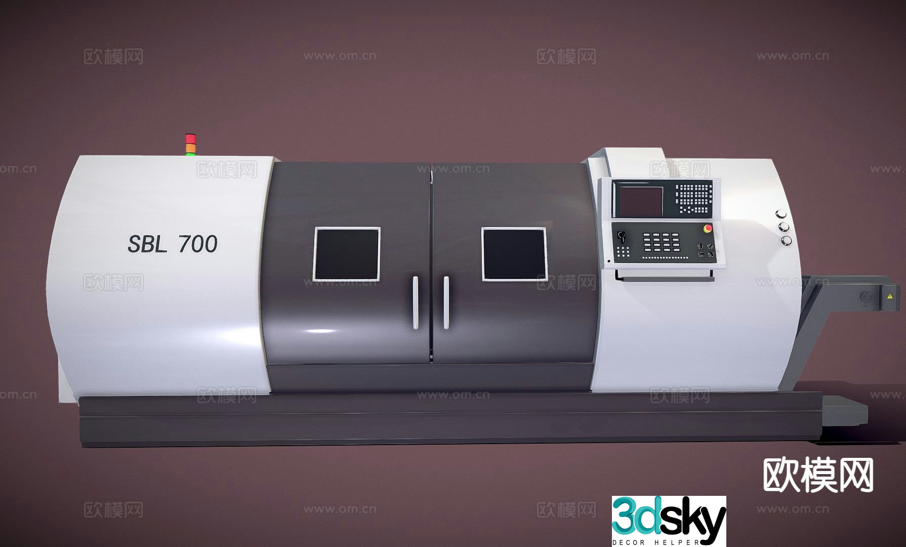 Industrial Equipment CNC Machine Tools High Precision Machine Tools 3D Model