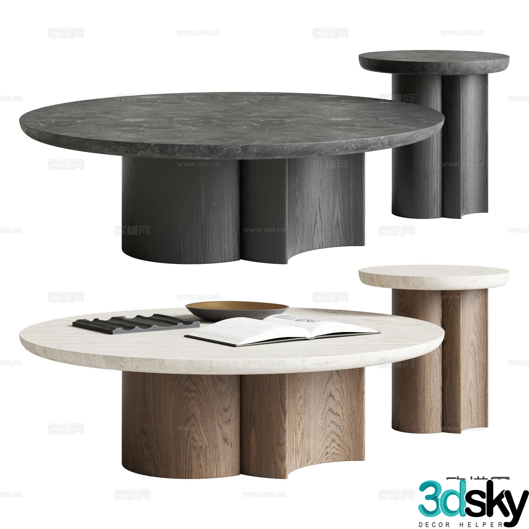 3D model of mother-in-law coffee table