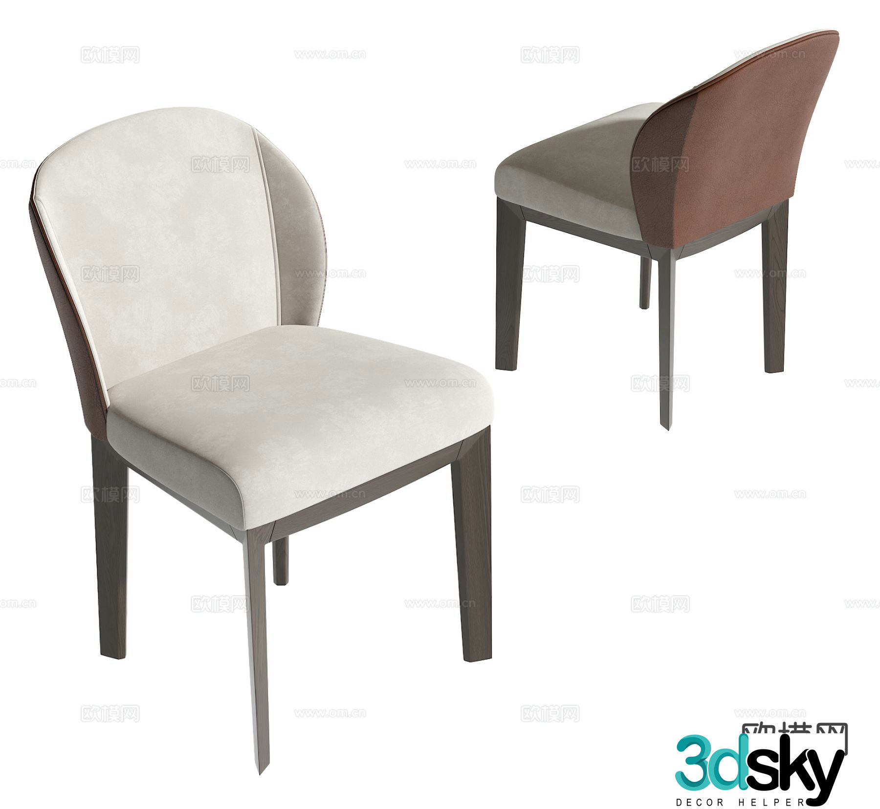 chair dining chair 3d model