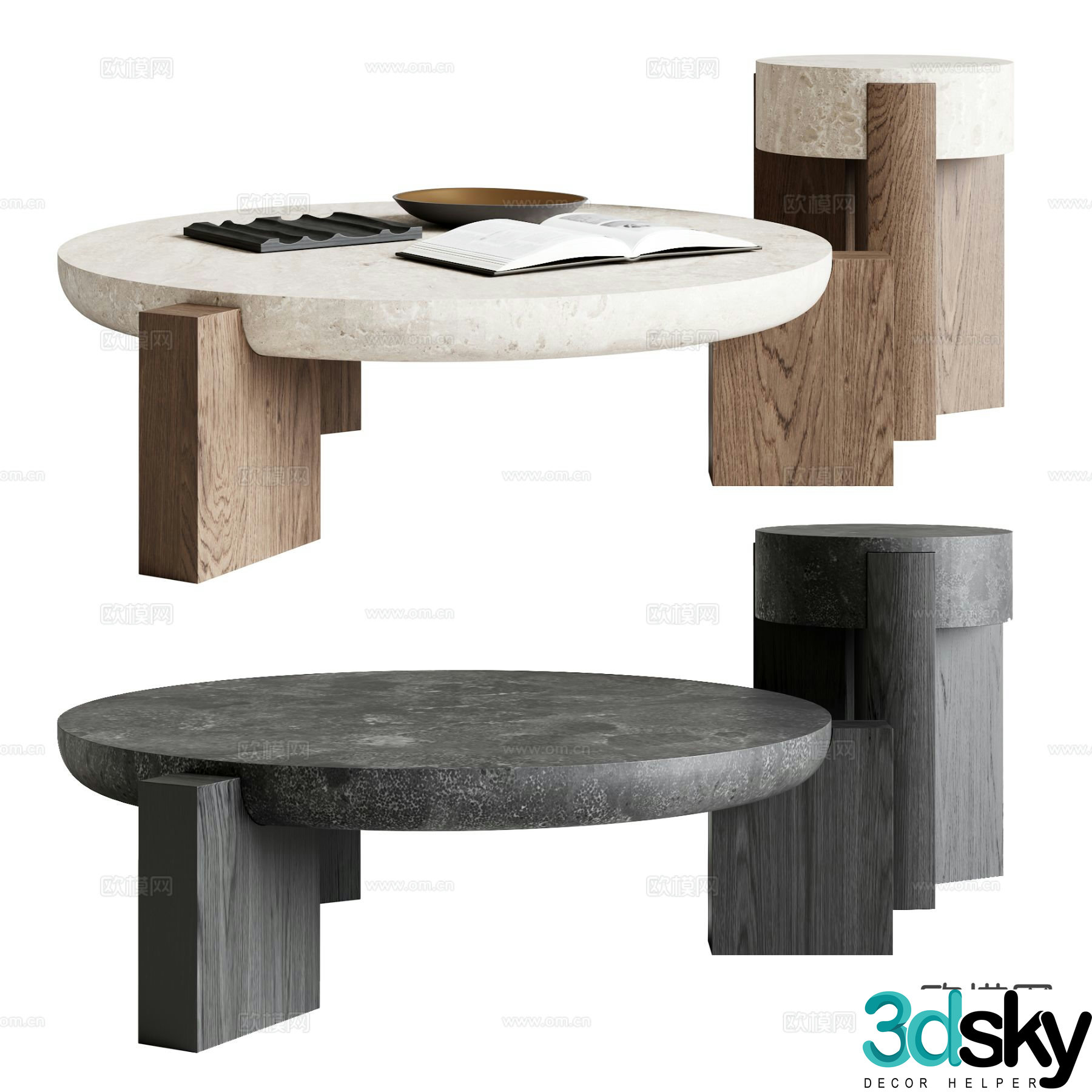 3D model of mother-in-law coffee table