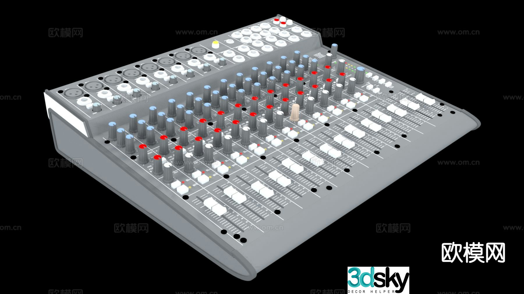Modern mixer 3d model