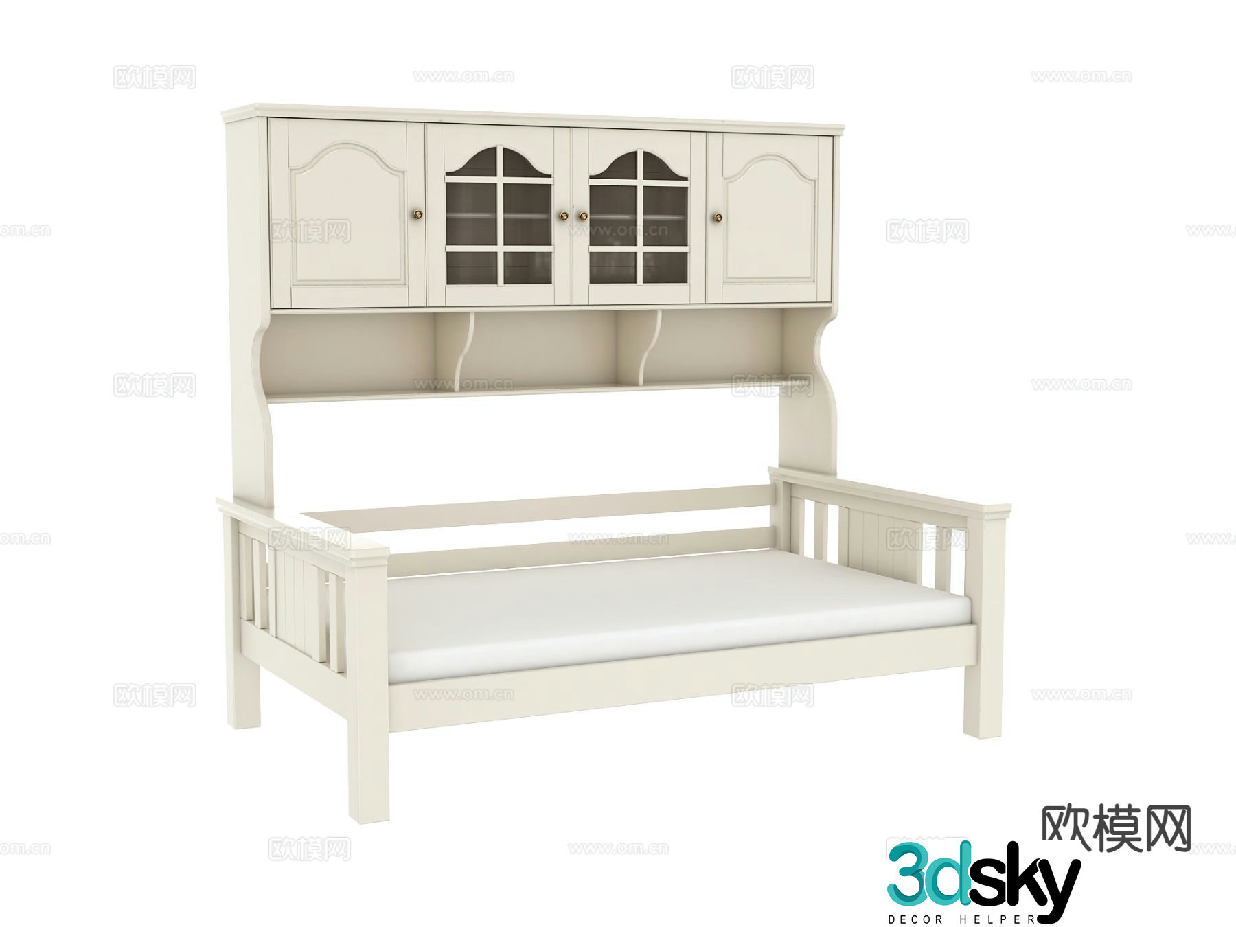 French style children’s bed child’s bed 3d model