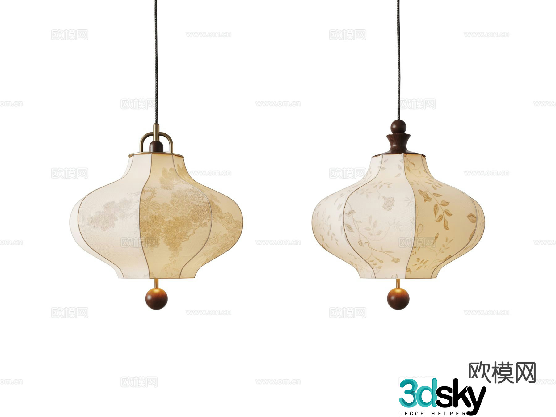 French chandelier hall chandelier 3d model
