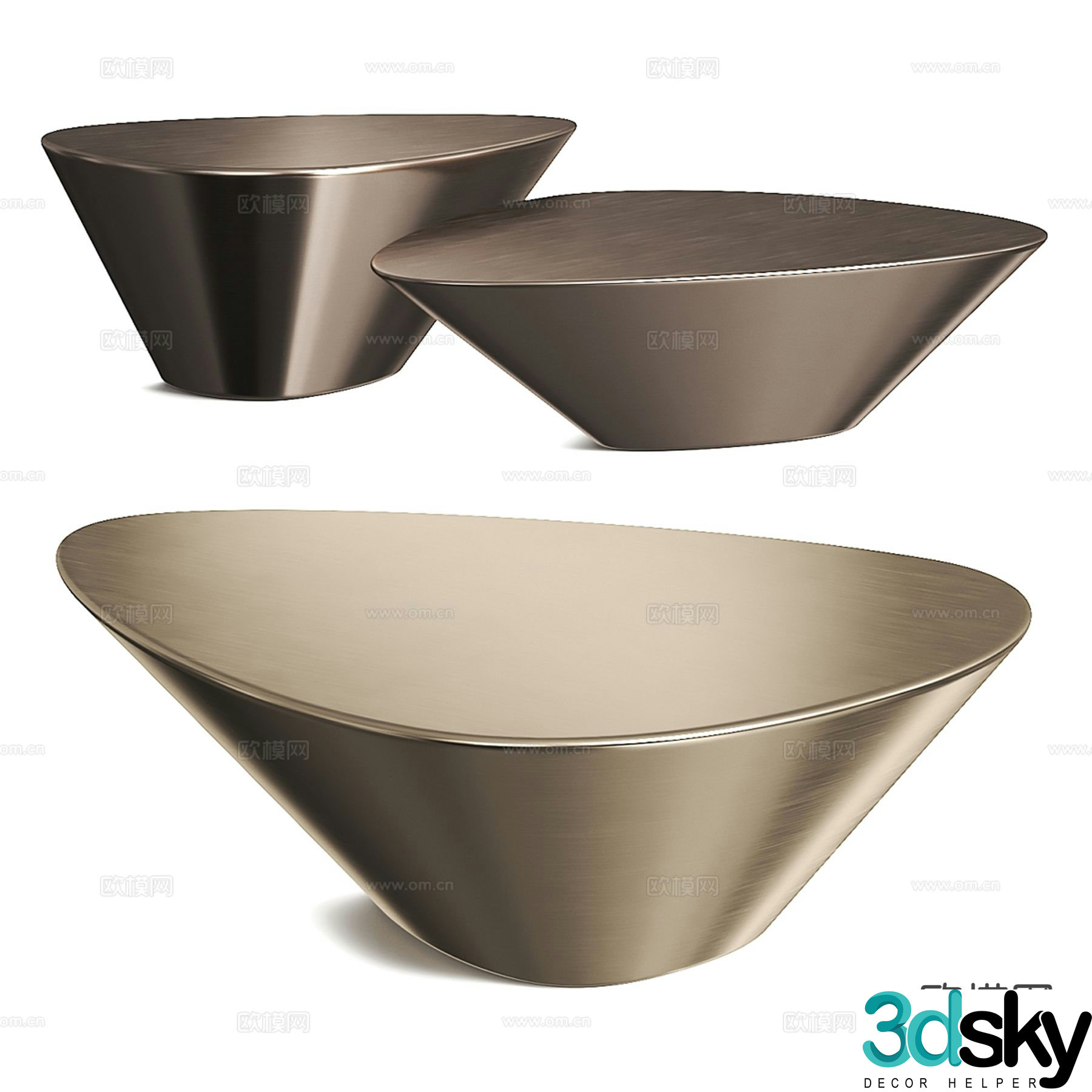 Rebecca mother-in-law coffee table 3d model