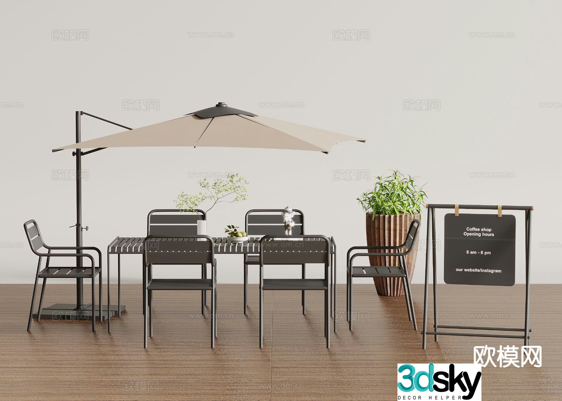 Outdoor tables and chairs camping tables and chairs 3d model