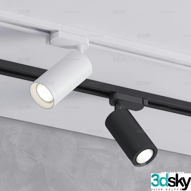 spotlight downlight spotlight track light 3d model